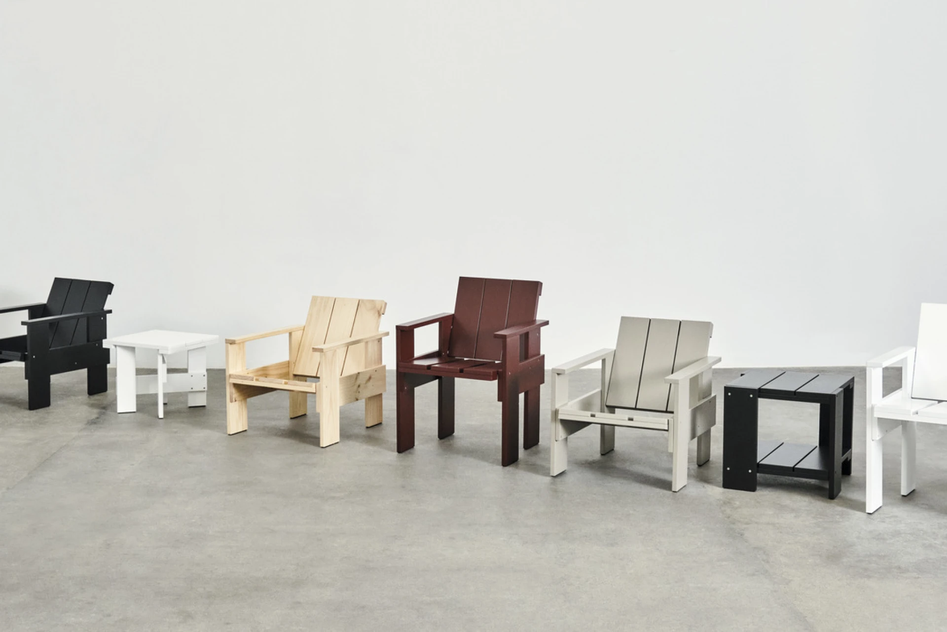 Crate Low Table White