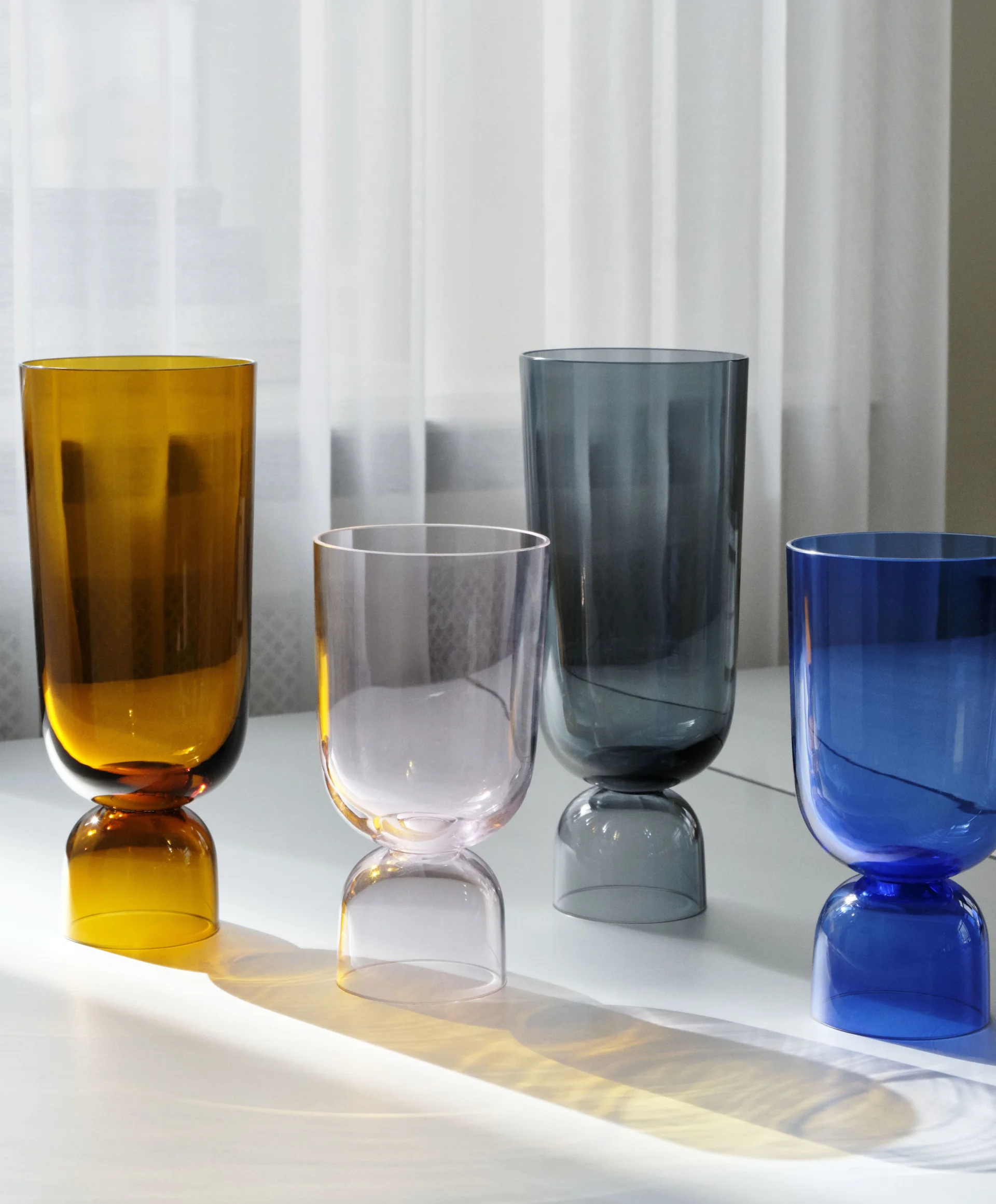 Bottoms Up Vase S Electric blue