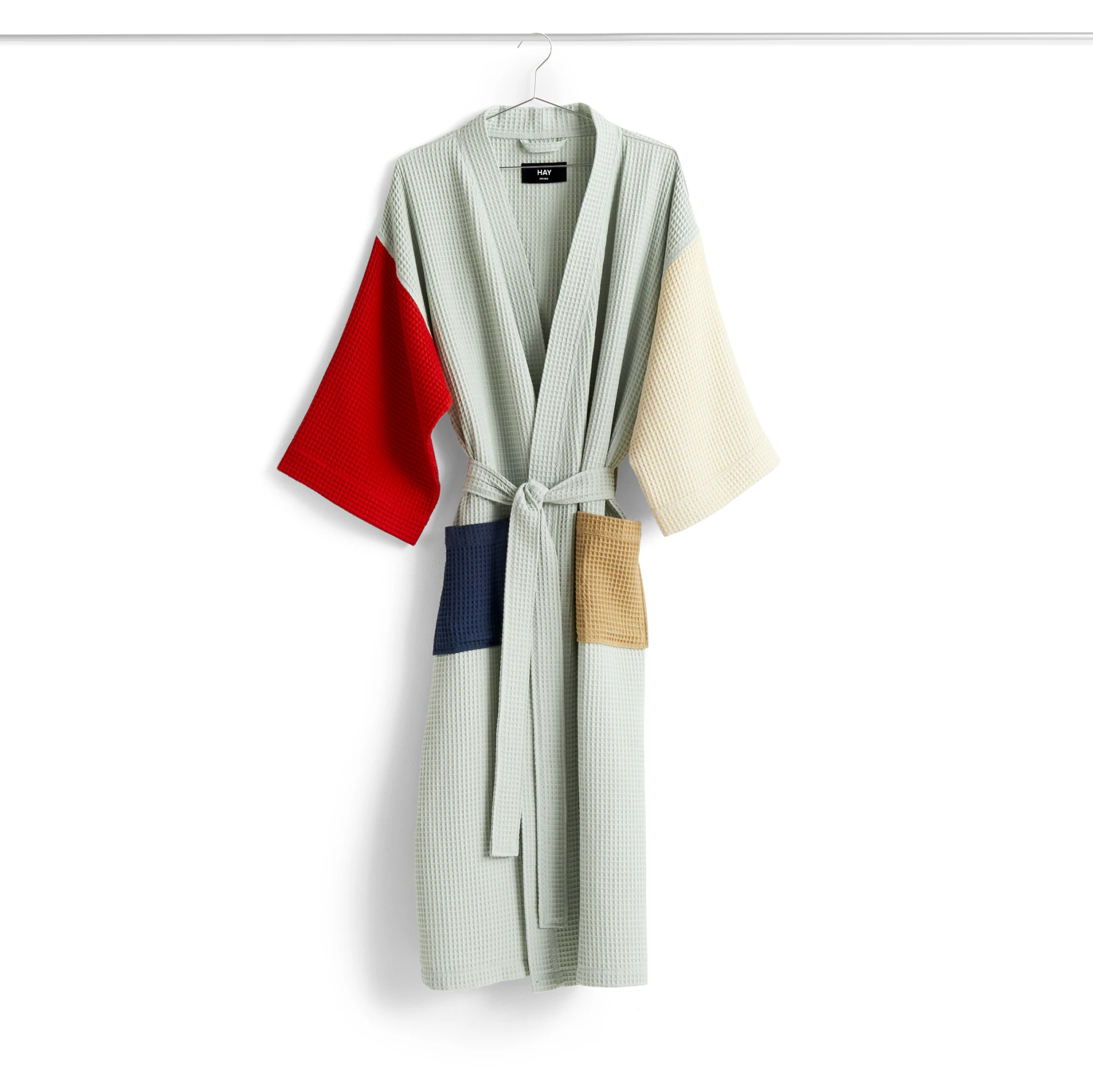 Waffle Bathrobe Glacier multi