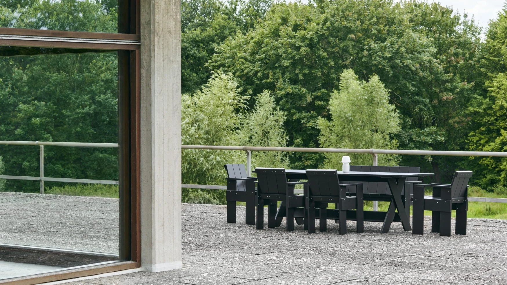 Crate Dining Chair Black