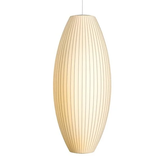 Nelson Cigar Bubble Pendant L Off-white 