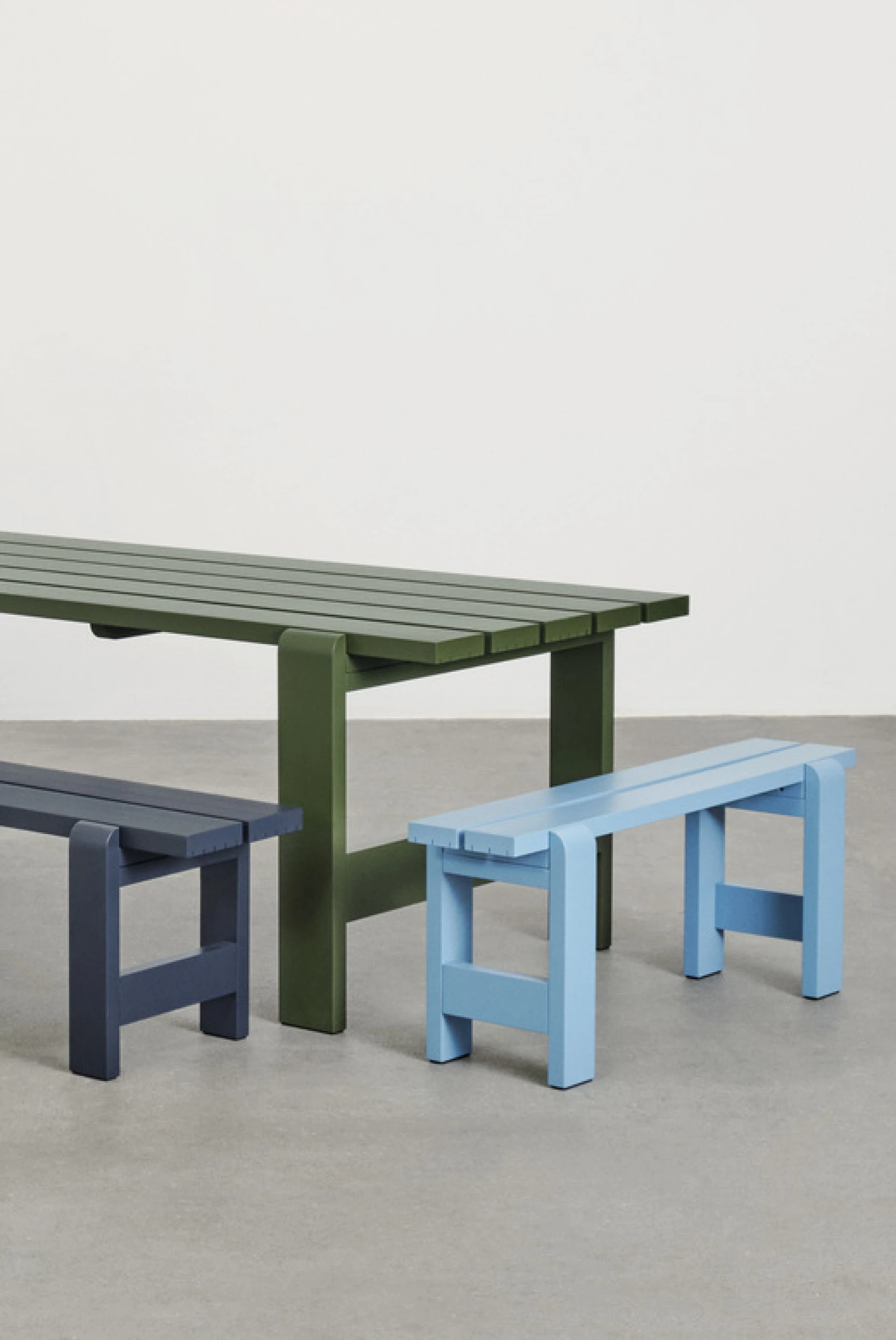 Weekday Bench L111 Azure blue