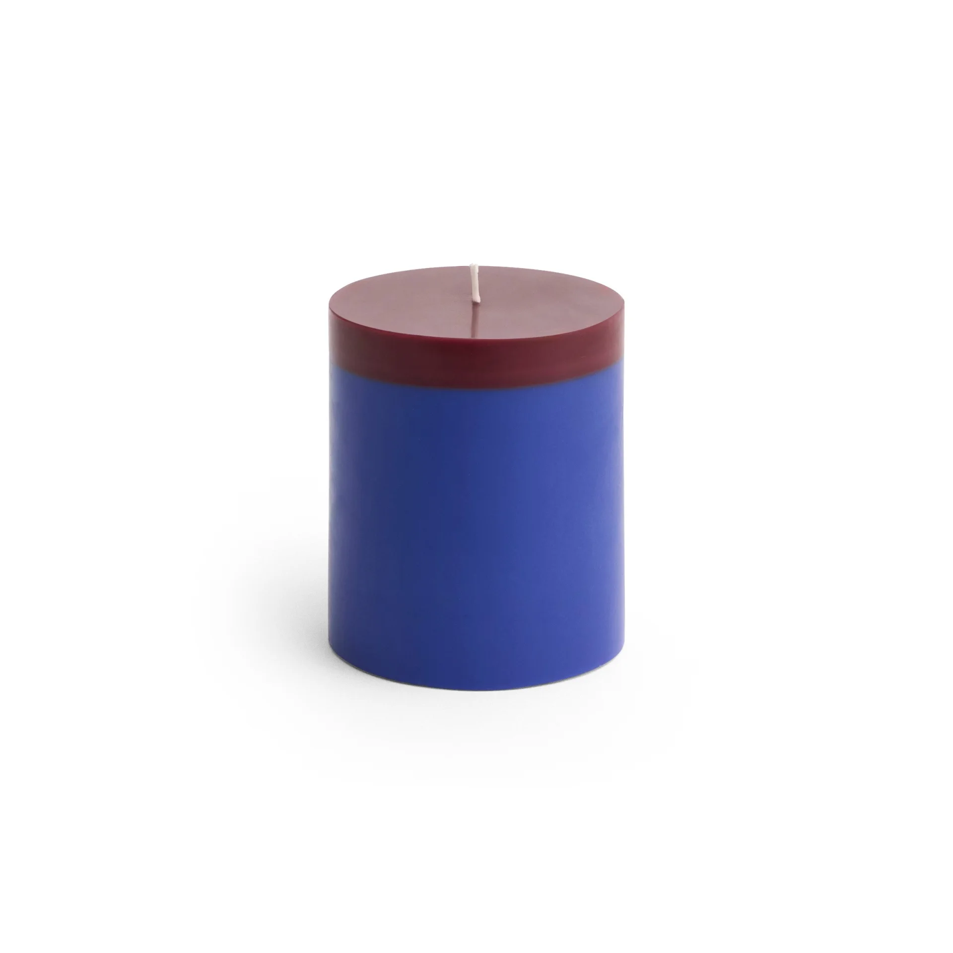 Silo Candle Medium Royal blue and bordeaux