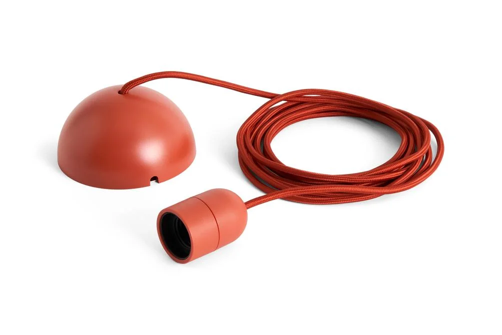Common Pendant Cord Set Rusty red