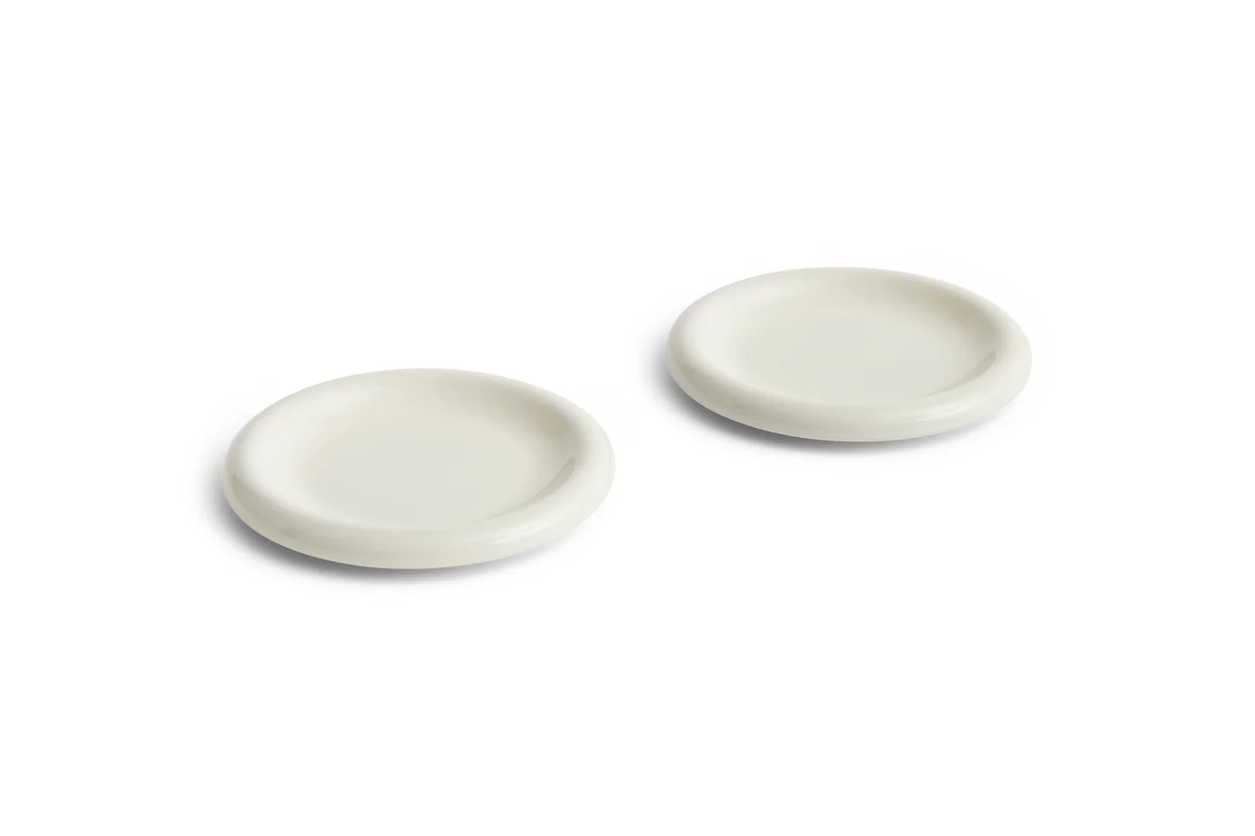 Barro Plate Set of 2 Ø18 Off-white