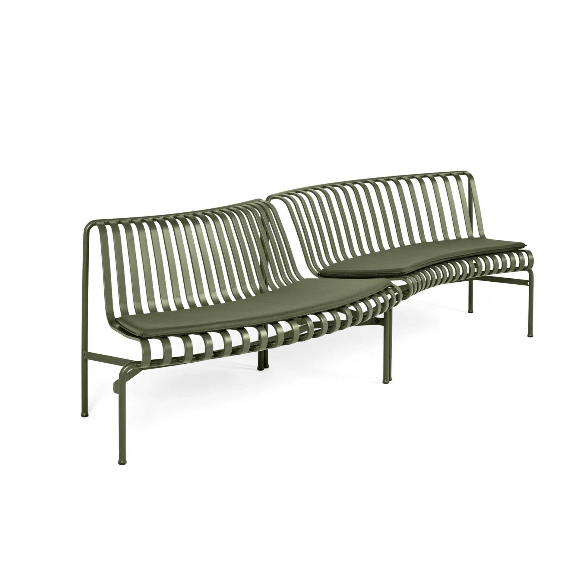 Palissade Park Dining Bench Cushion In Out Set of 2