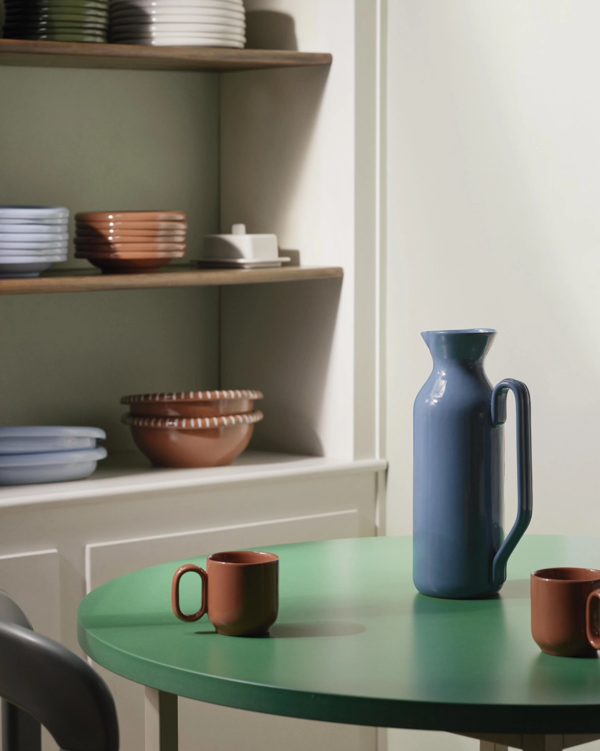 Barro Jug Tall Dark blue