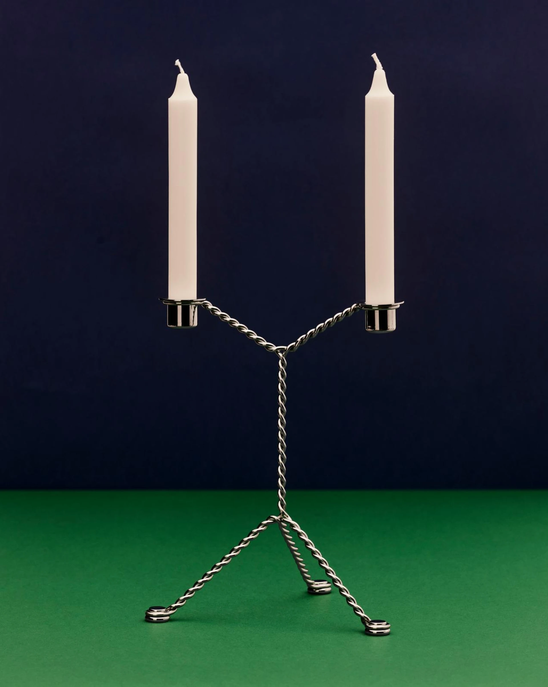 Wire Candleholder Mirror