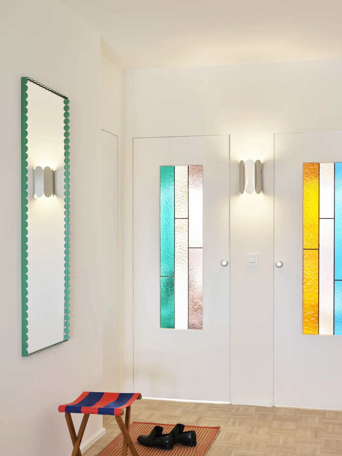 Arcs Mirror Rectangle M Green