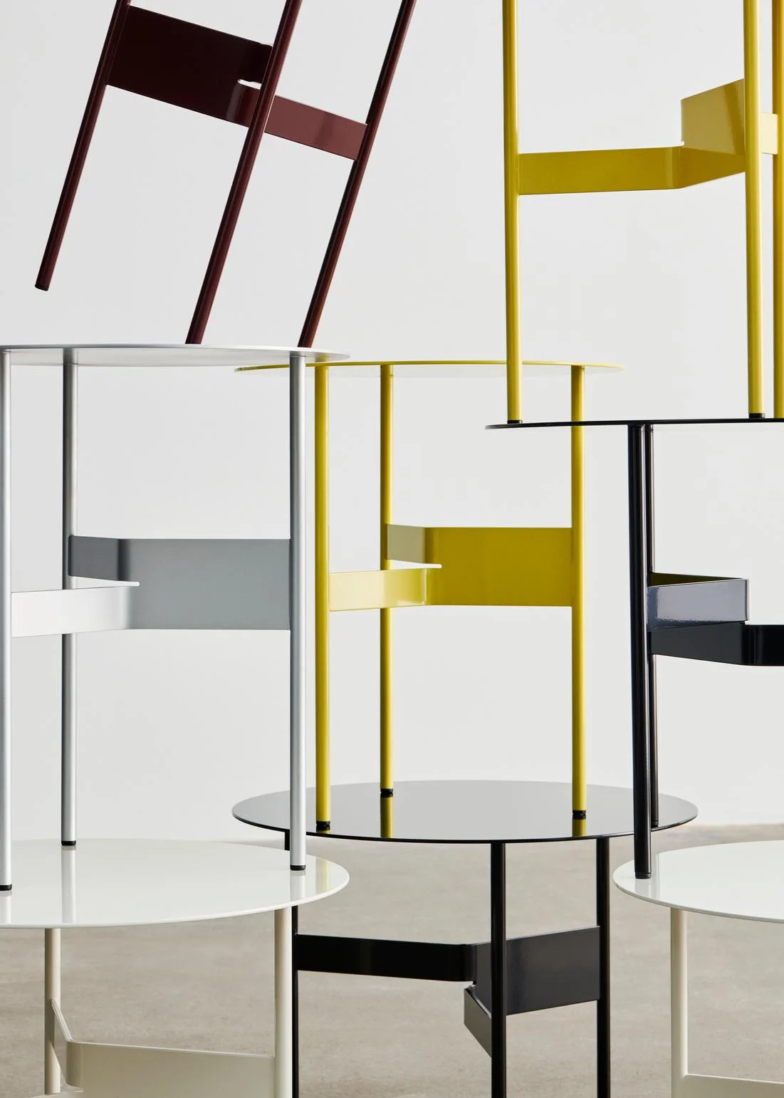 Shim Coffee Table Ø45 x H51 Custard