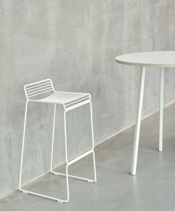 Hee Bar Stool High White