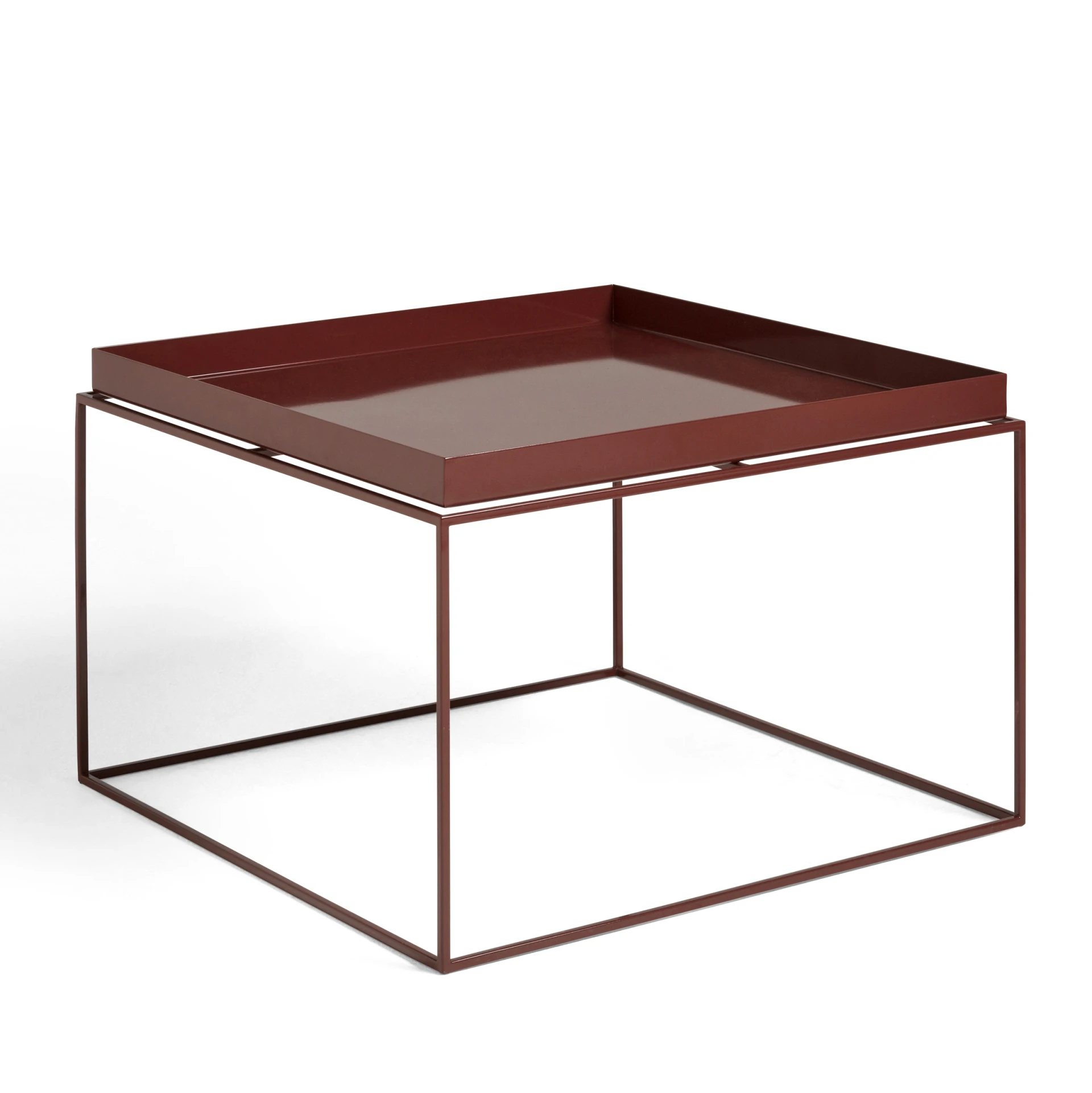 Tray Coffee Table L60 x W60 Chocolate high gloss