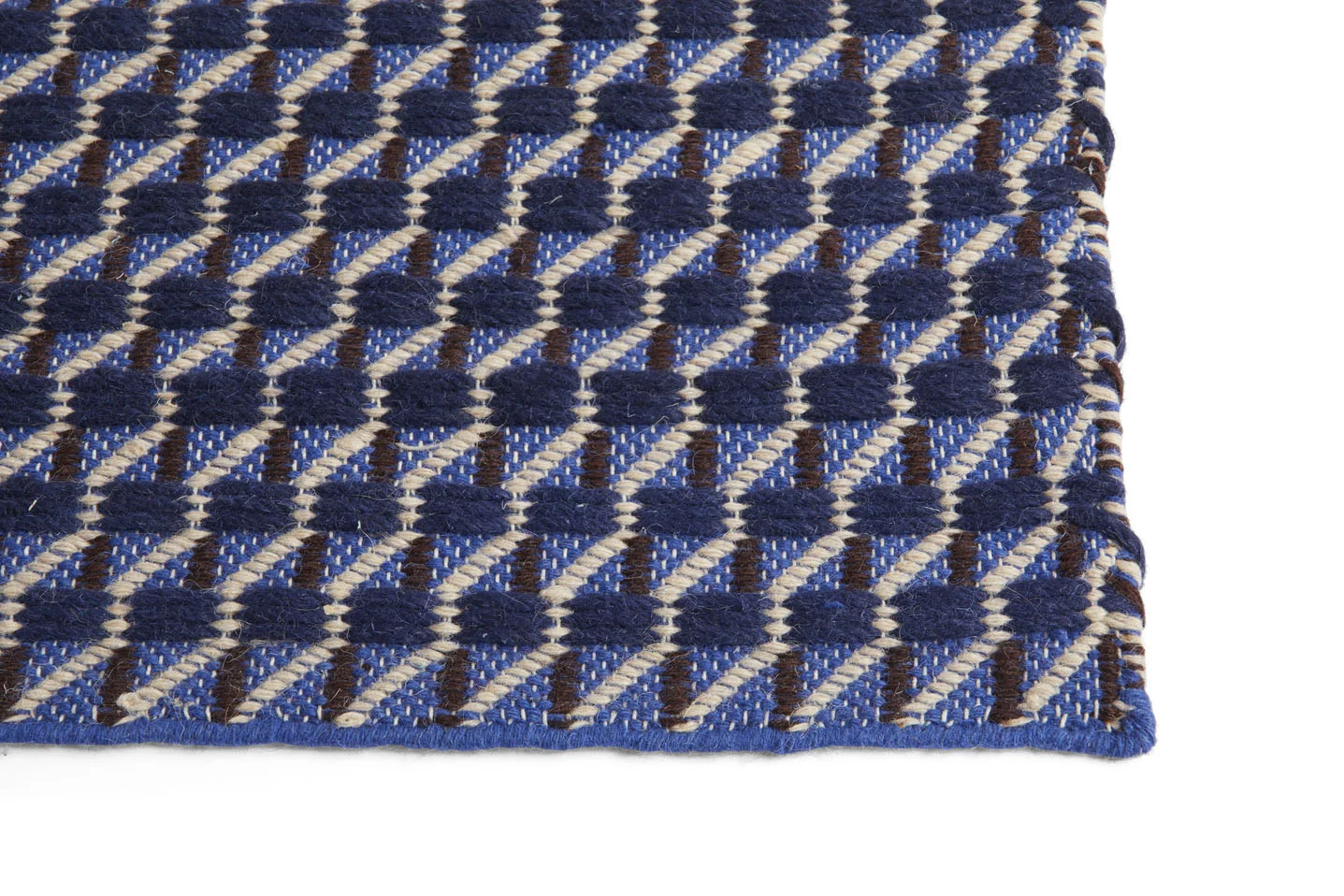 Channel Rug 140 x 200 Blue, white