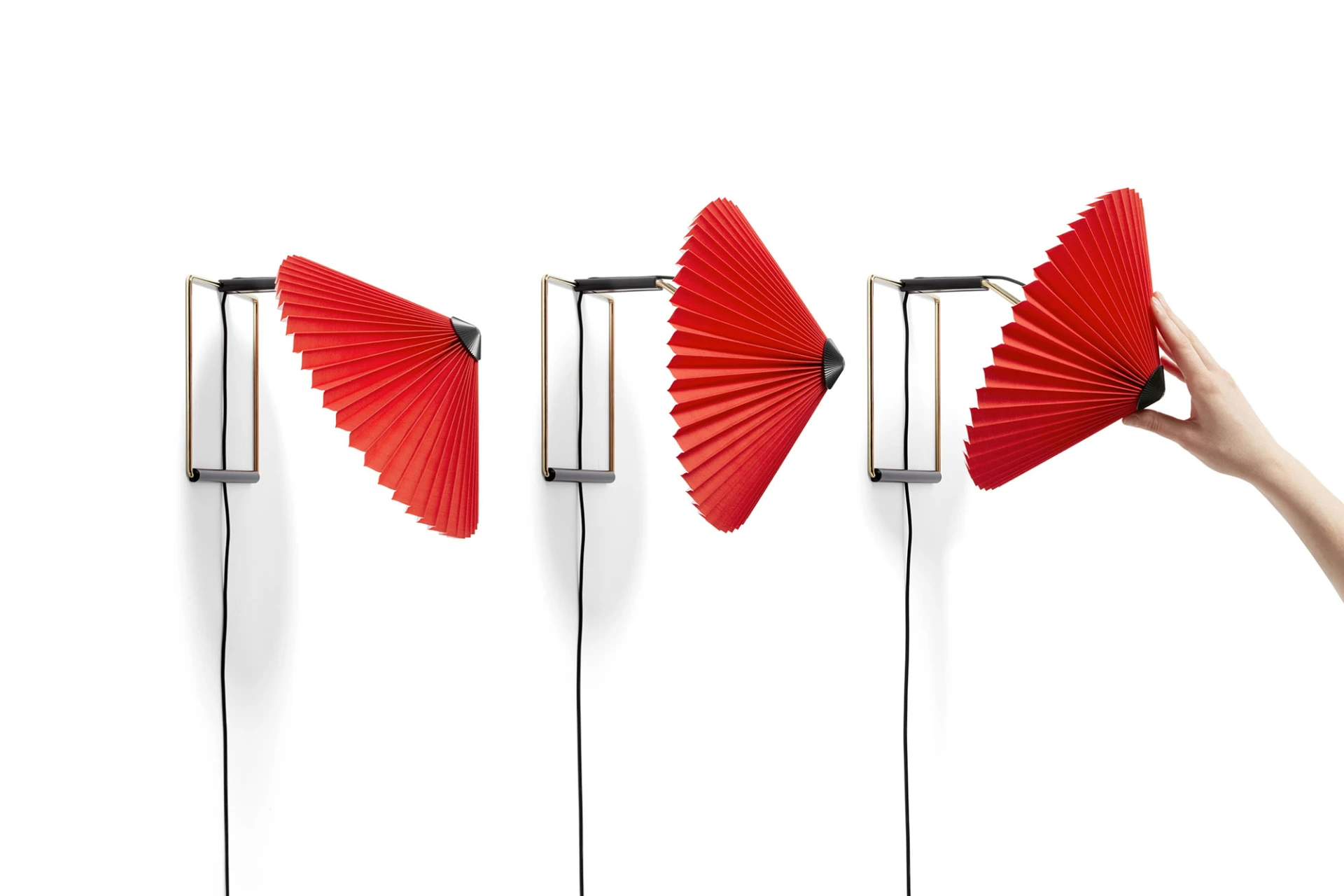 Matin Wall Lamp 300 Bright red