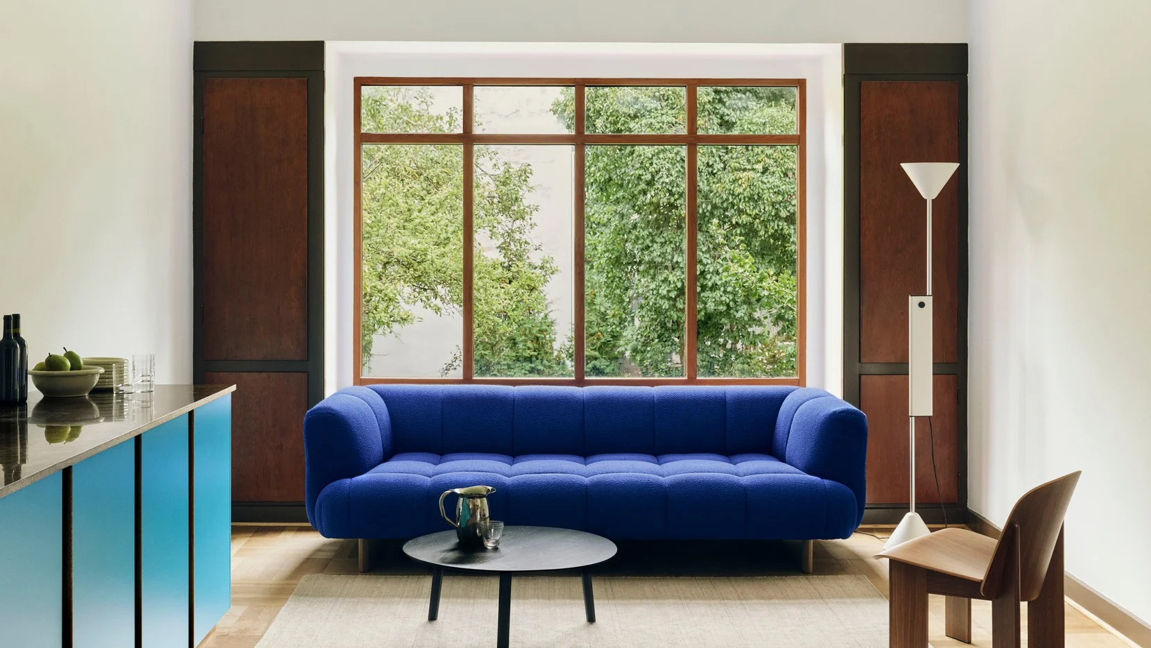 Bella Coffee Table D45 x H49 Eucalyptus water-based lacquered solid oak