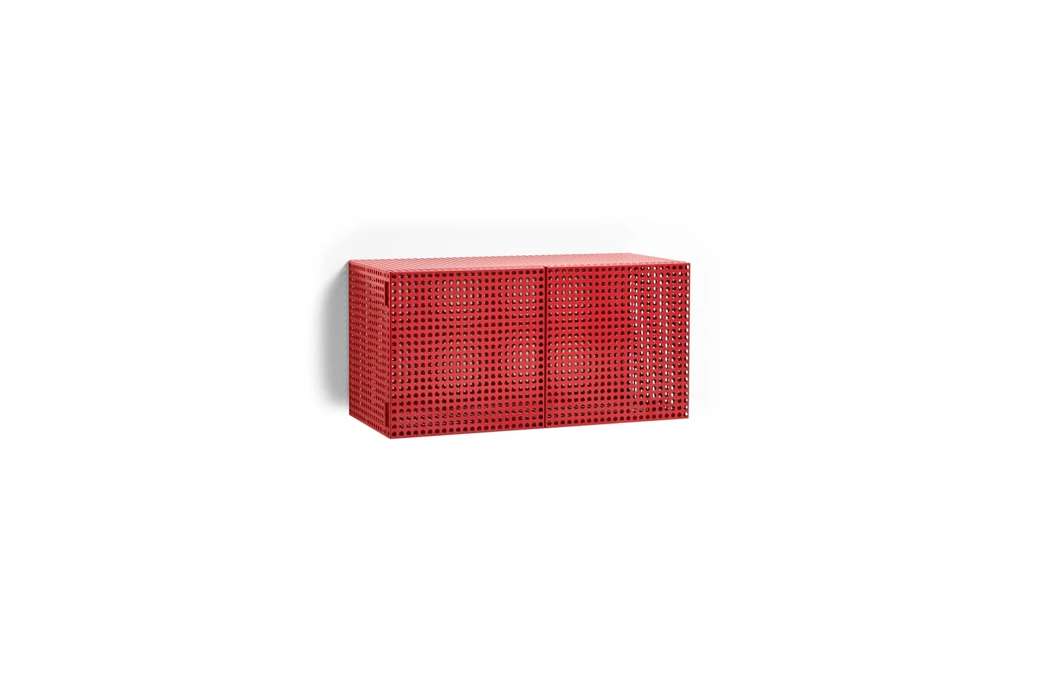 Perforated Cabinet Wall Small Wine red