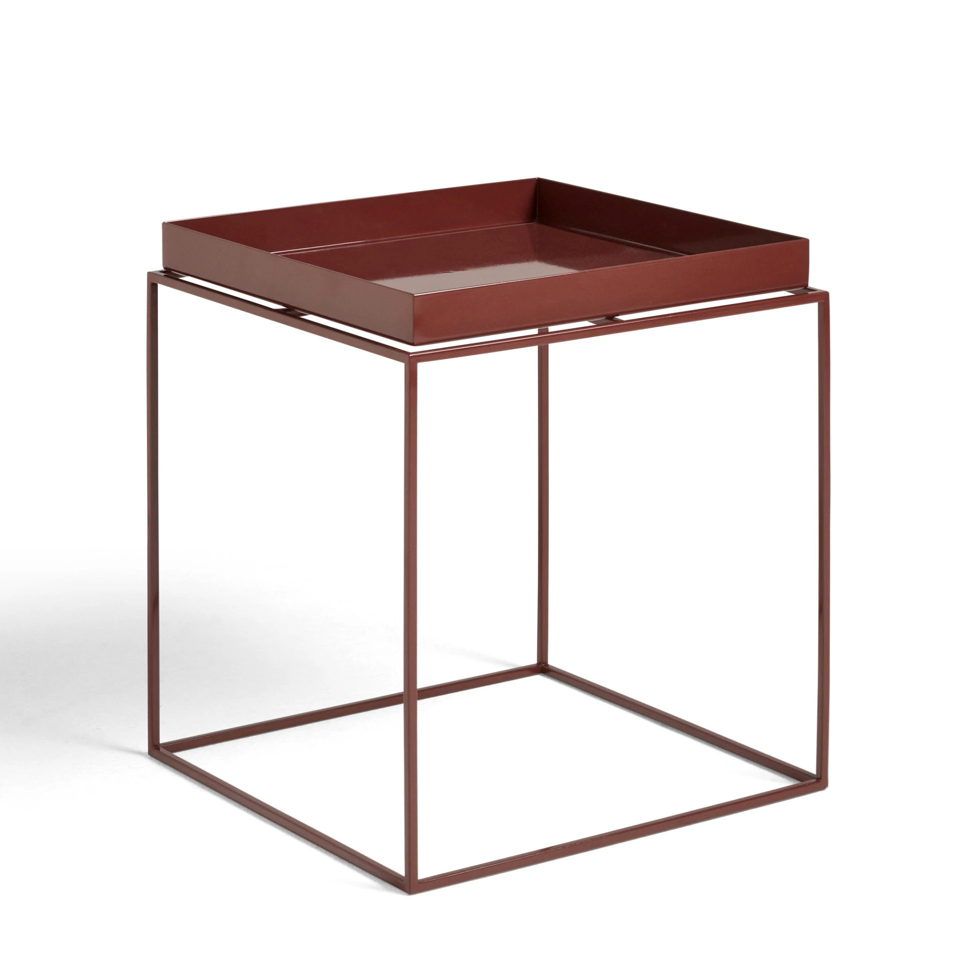Tray Table M L40 x W40 Chocolate high gloss