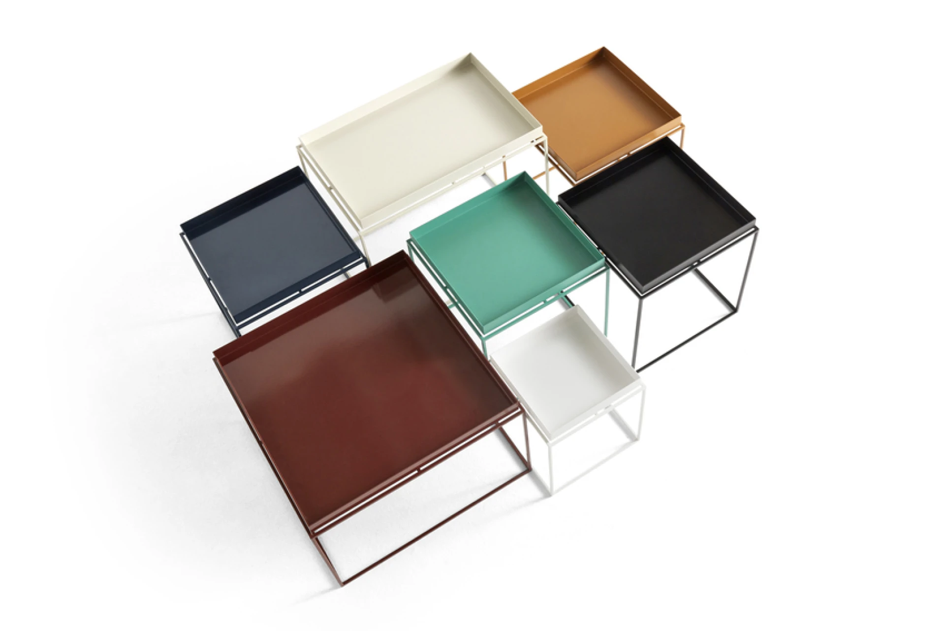 Tray Table M L40 x W40 Deep blue high gloss