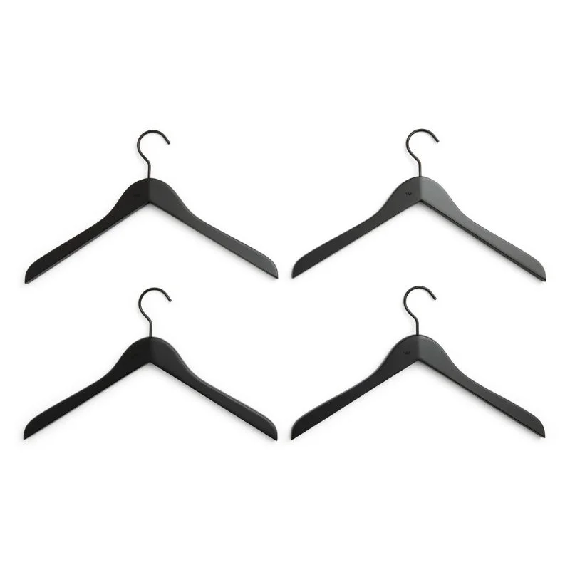 Smooth Coat Hanger Set of 4 Slim