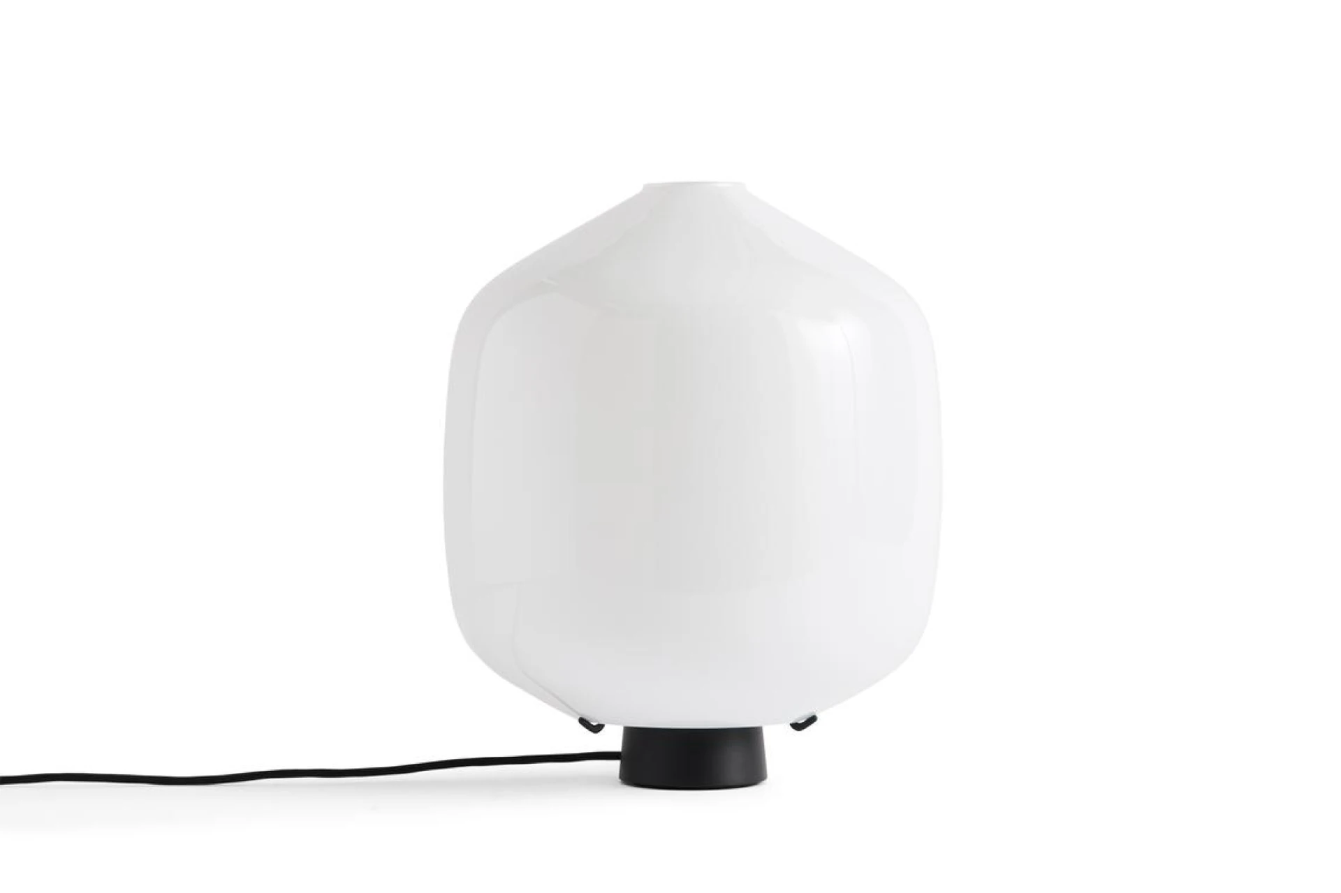 Buoy Glass Table Lamp 300 Soft black cord set