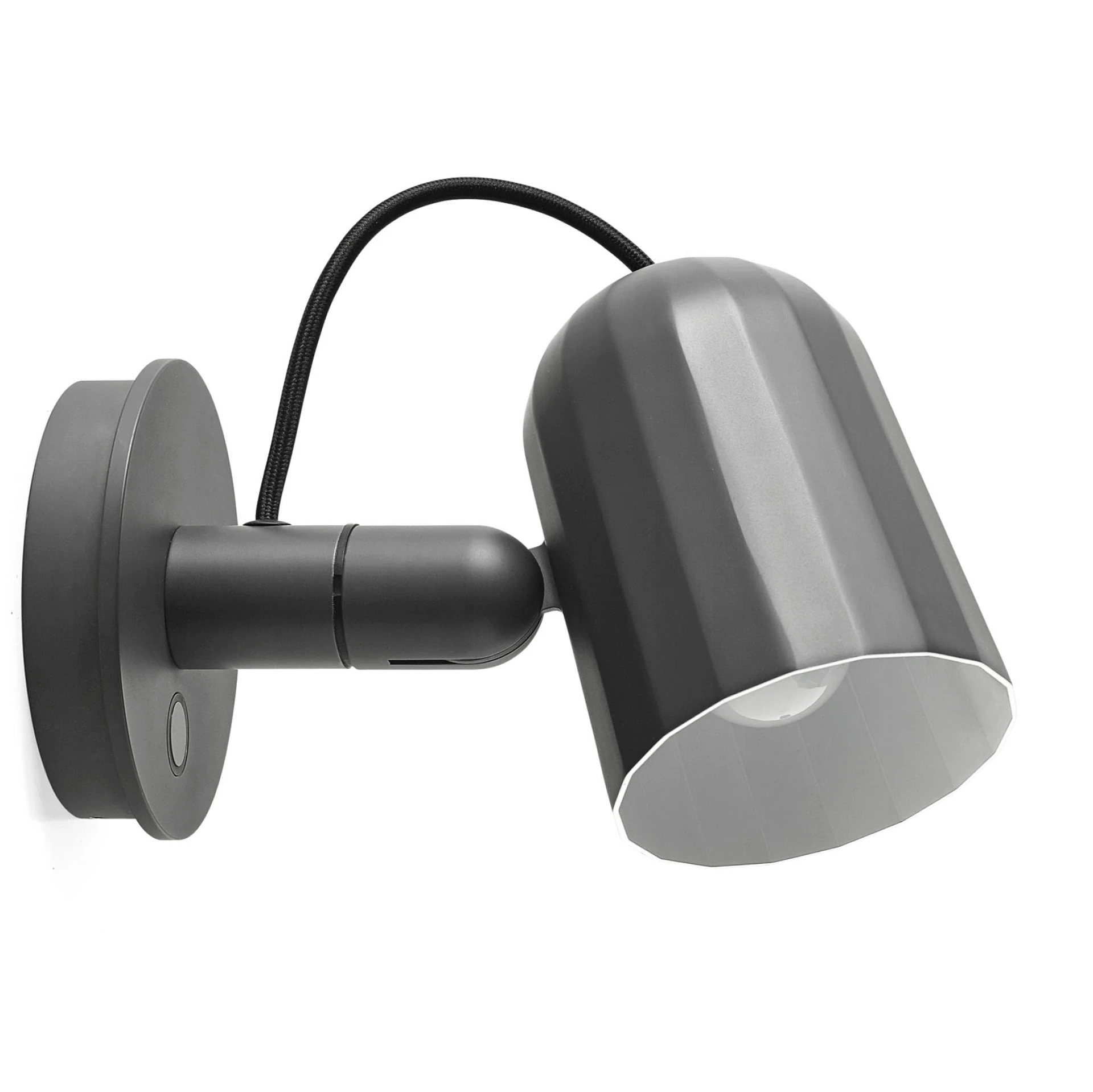 Noc Wall Button Dark grey