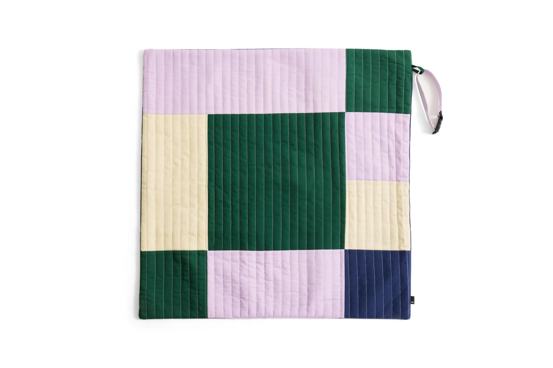 HAY Dogs Travel Blanket 80 x 80 Lavender, green and blue Quilted