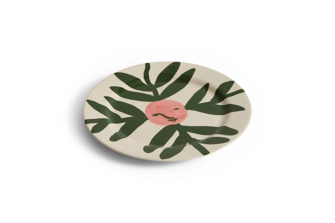 La Pittura Plate Ø24 Blush face vine