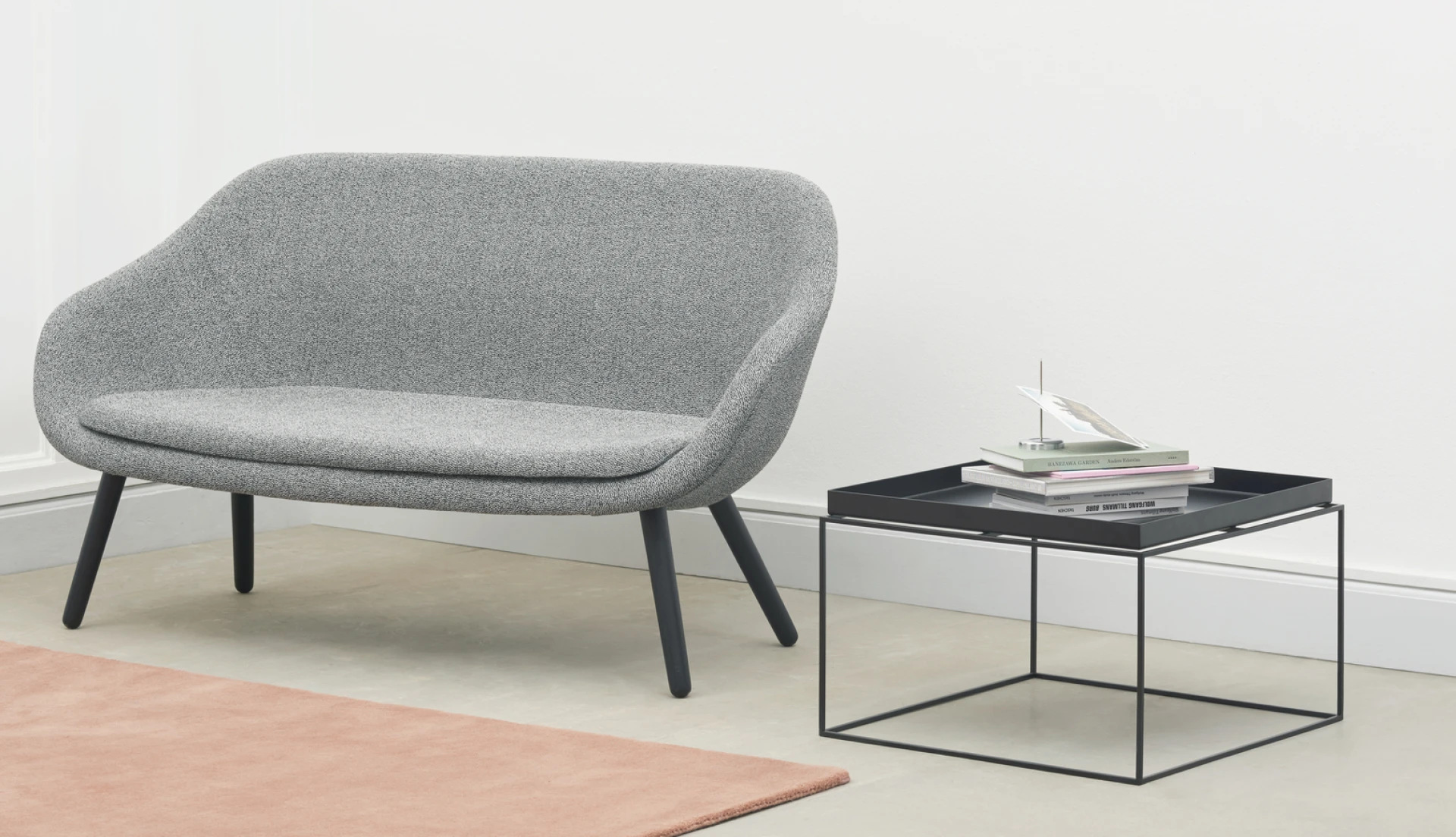 Tray Coffee Table L60 x W60 Black