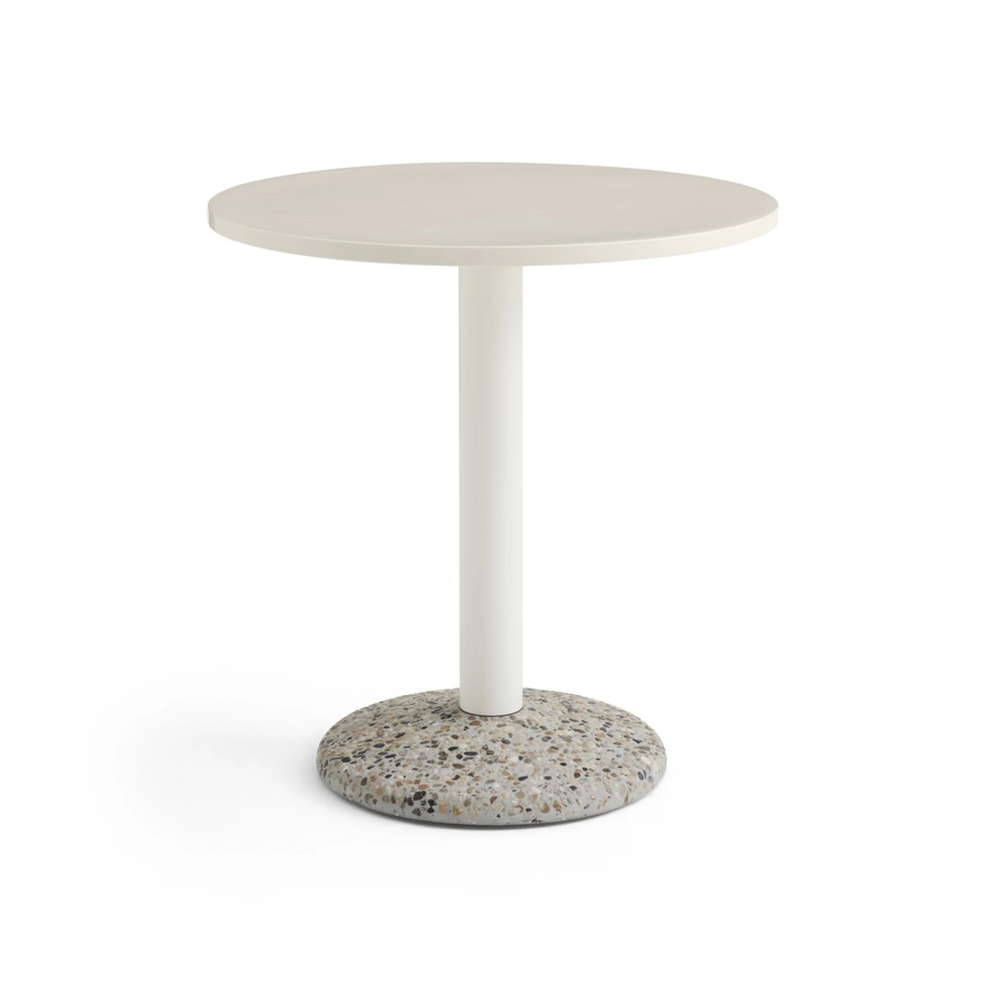 Ceramic Table Ø70 x H73 Warm white