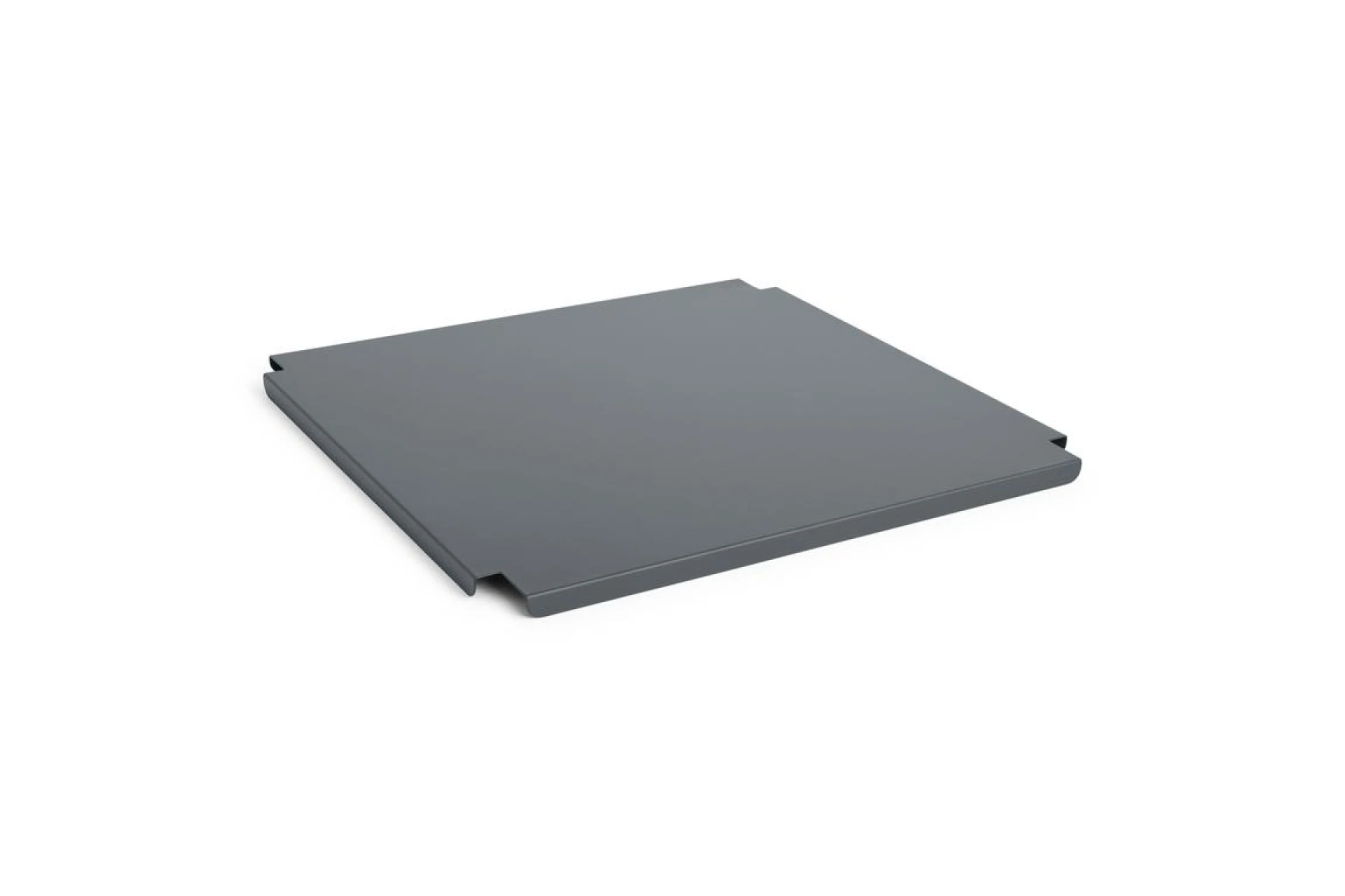 HAY Colour Crate Lid Metal Large Square Charcoal