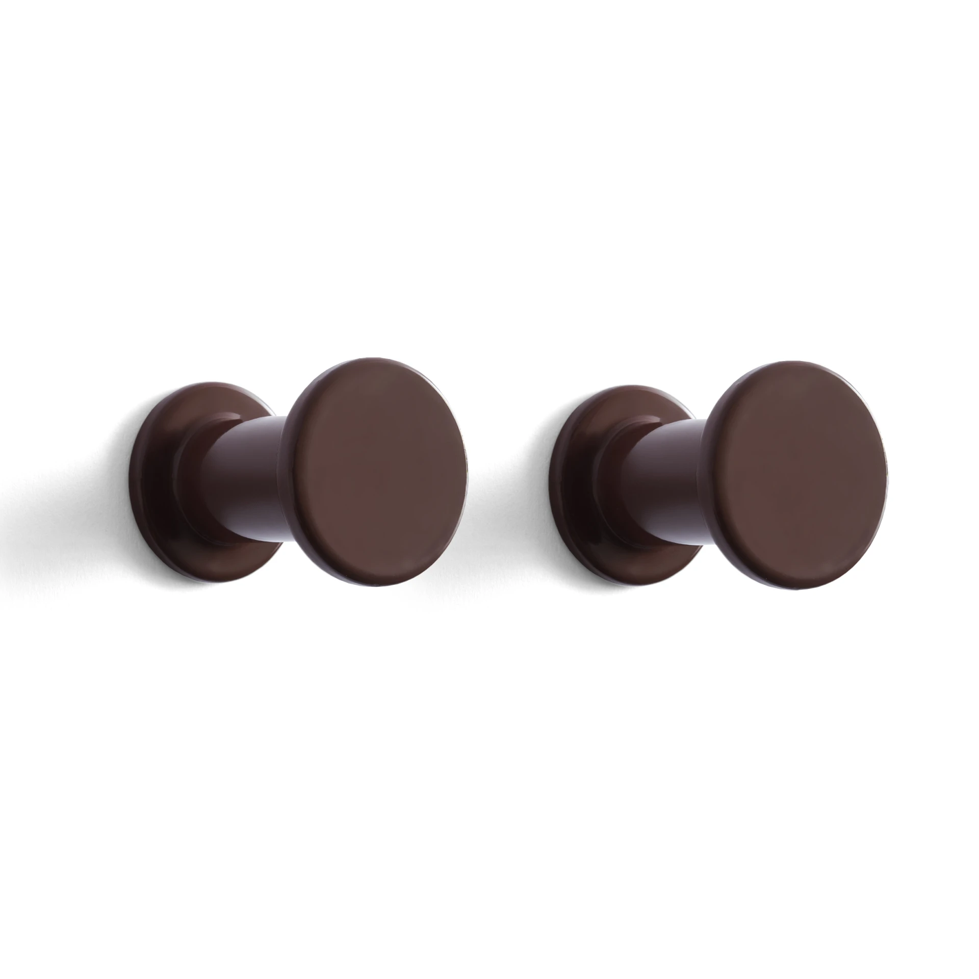Bolt Hook Set of 2 Dark brown