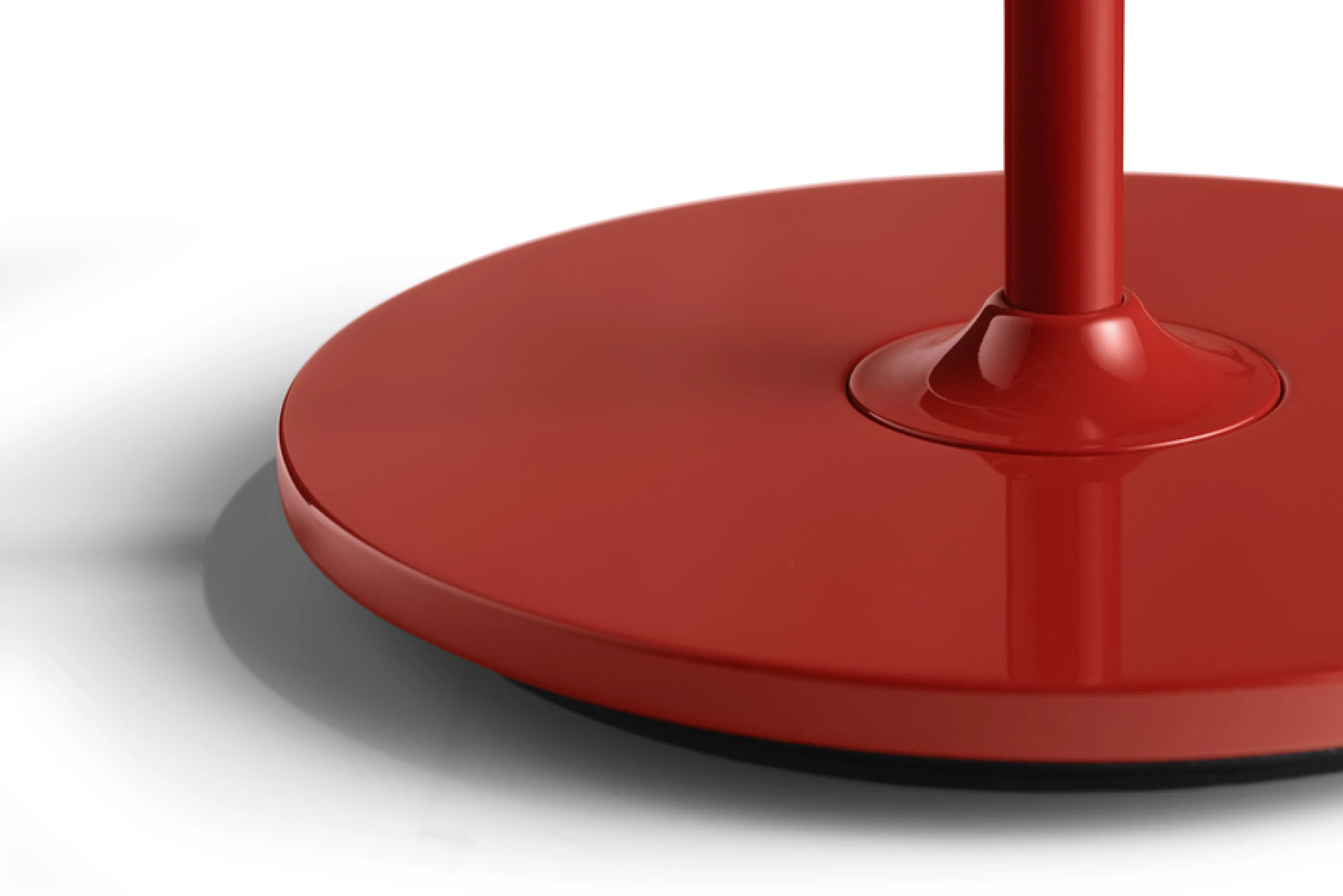 Common Table Lamp Base Steel Signal red