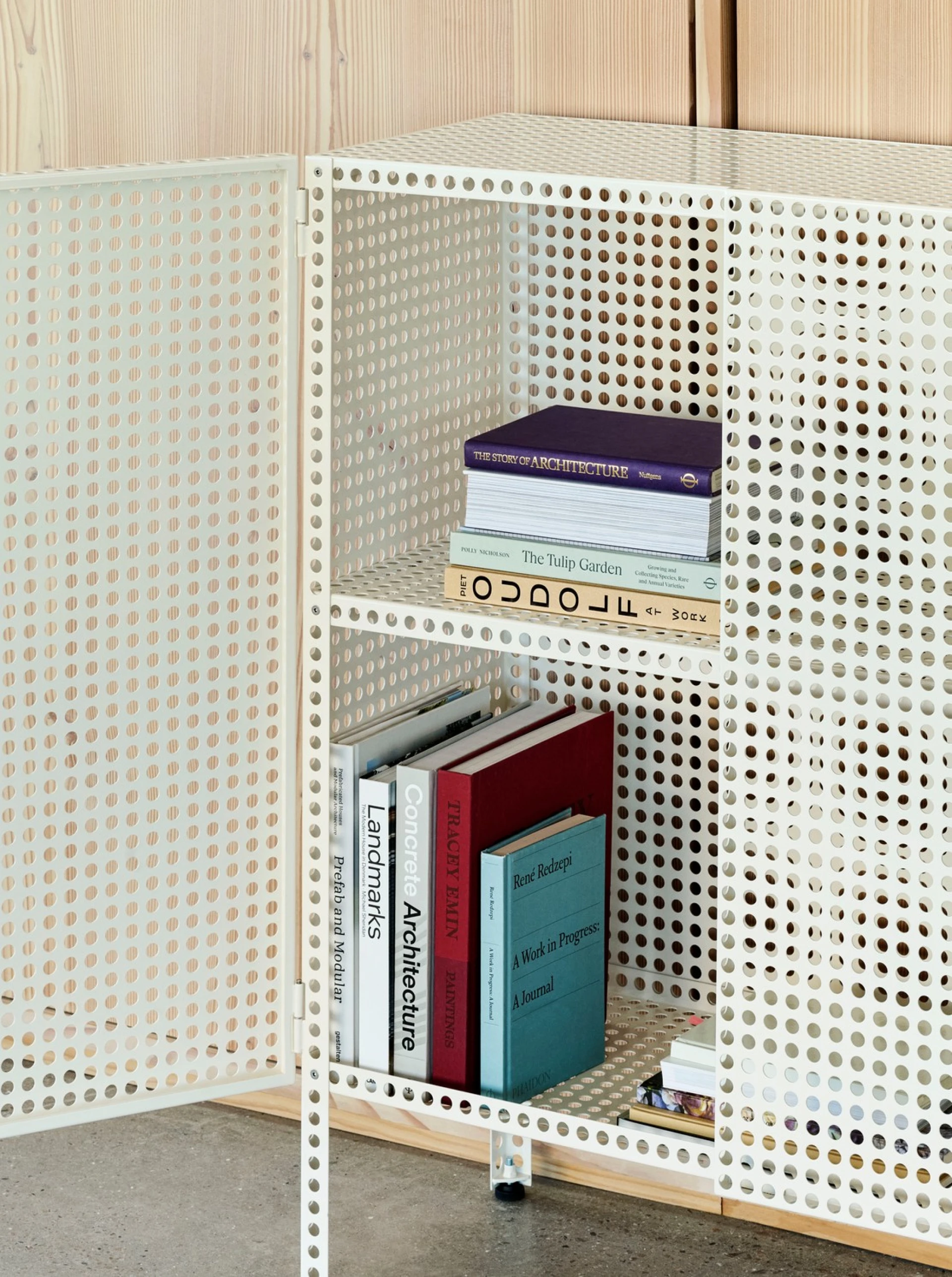 Perforated Cabinet Floor Medium Eggshell