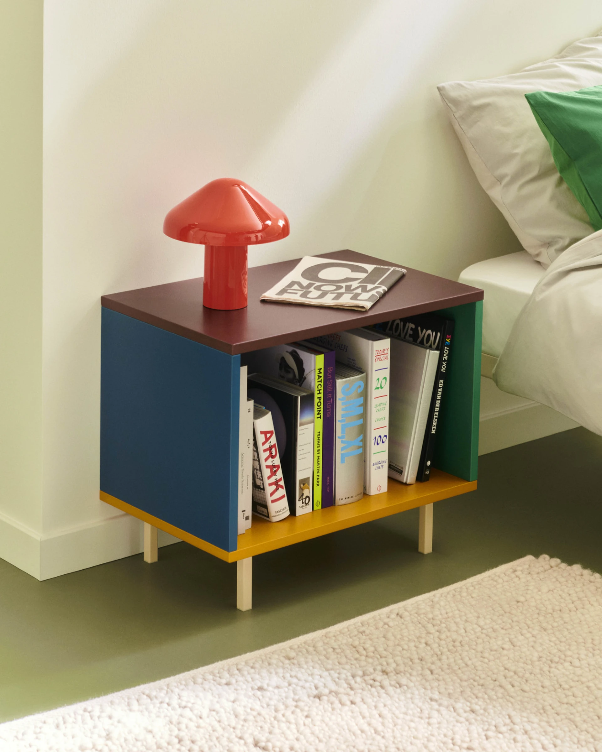 Colour Cabinet Small Multi Floor