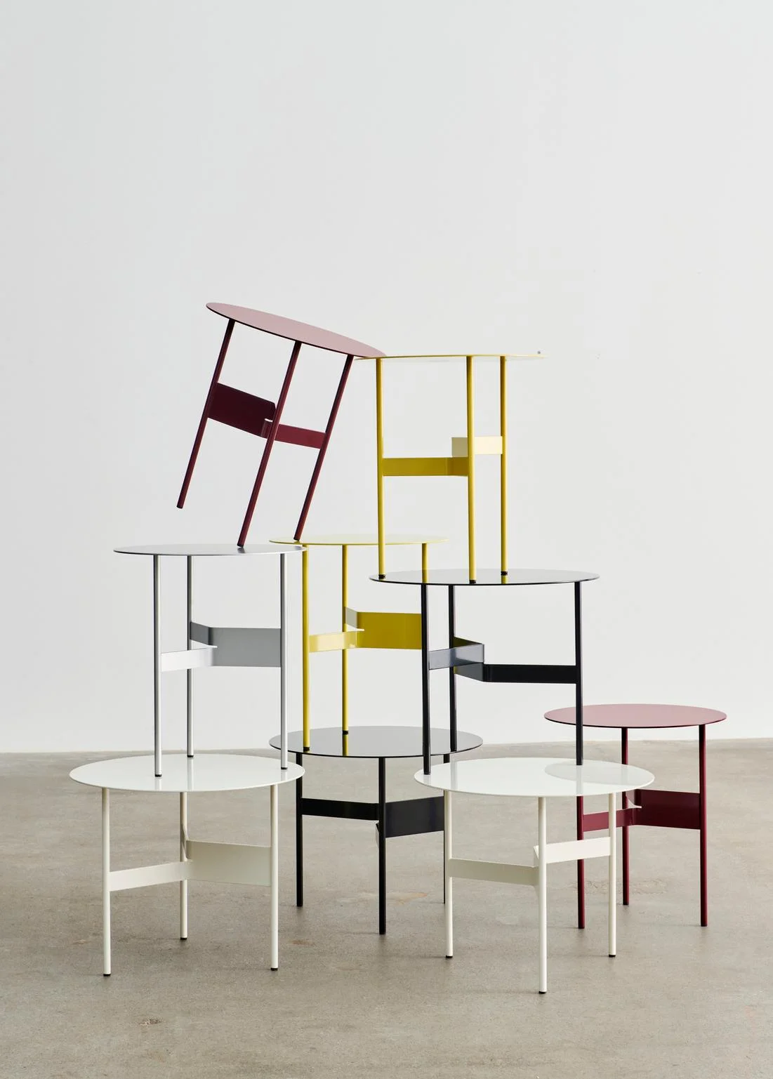 Shim Coffee Table Ø45 x H51 Custard