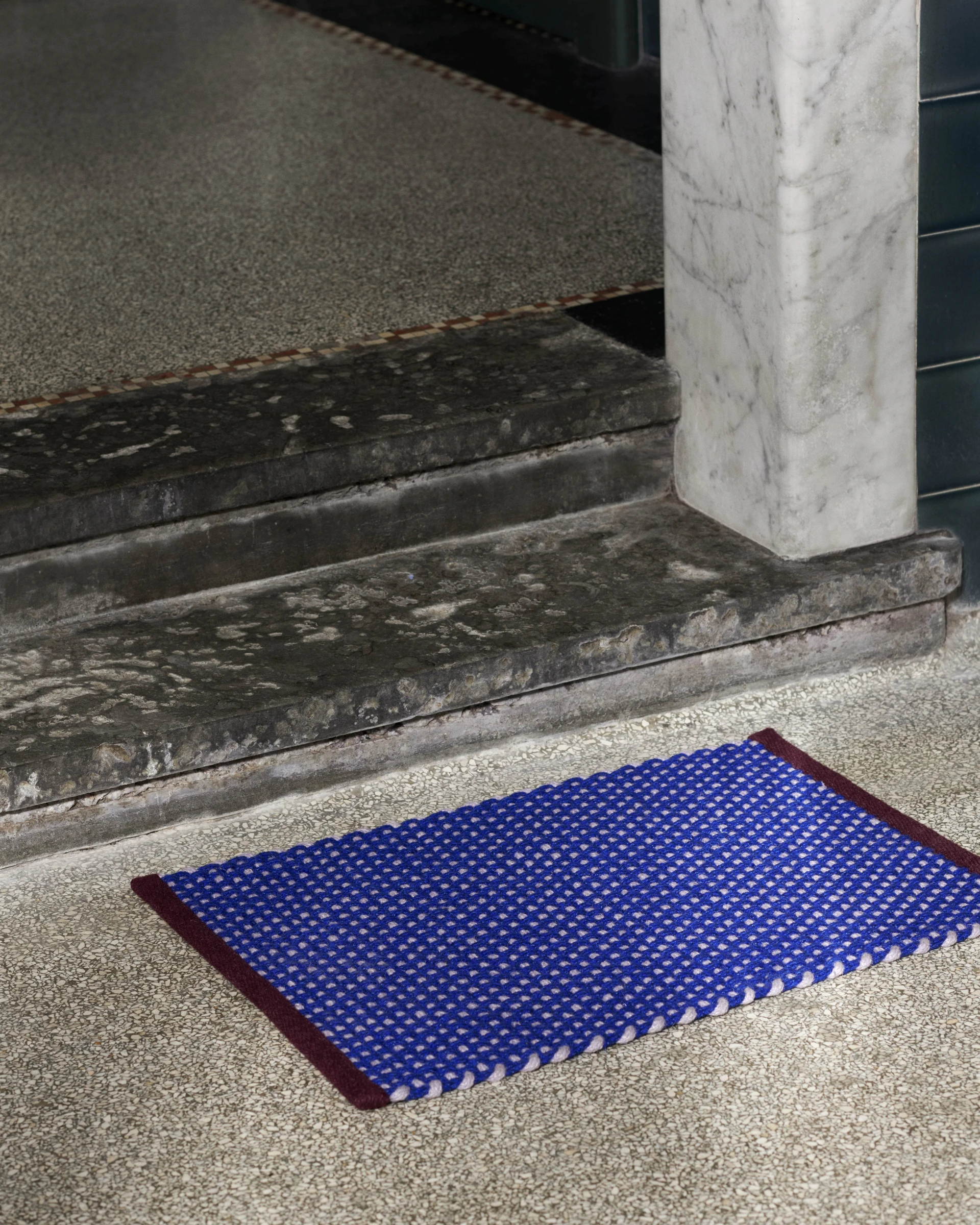Door Mat 50 x 70 Royal blue