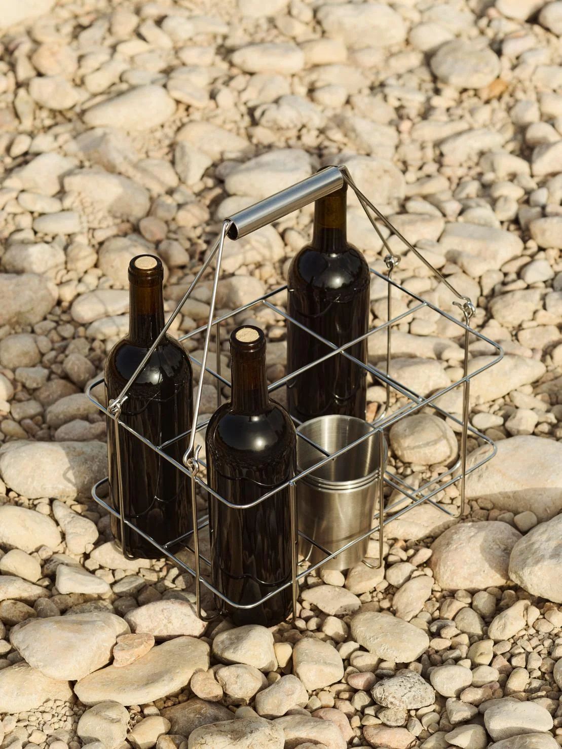Outdoor Market Bottle Carrier Stainless steel