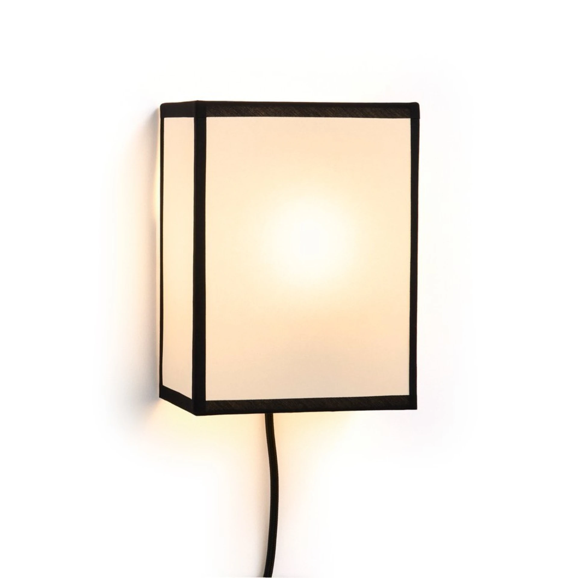 Ava Square Wall Lamp White