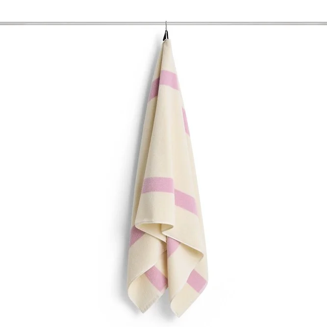 Stripe Bath Towel Cool pink