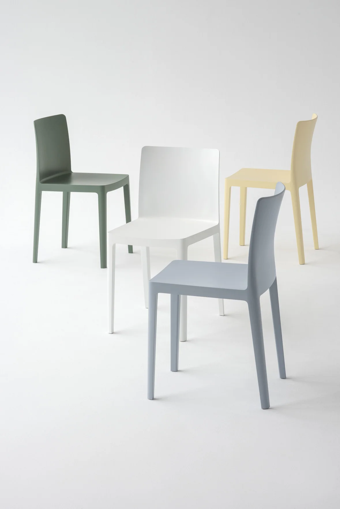 Elementaire Chair Blue grey 