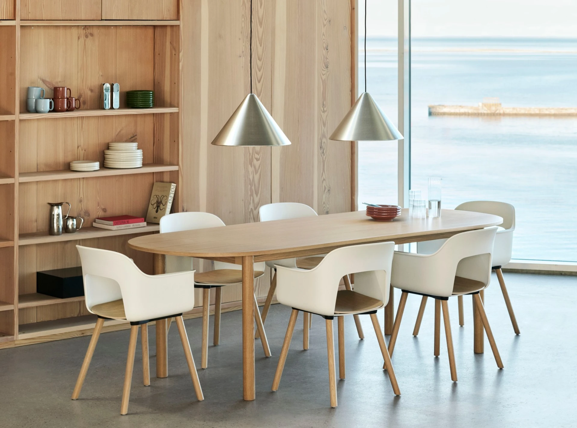 Compass Pendant 430 Brushed alu