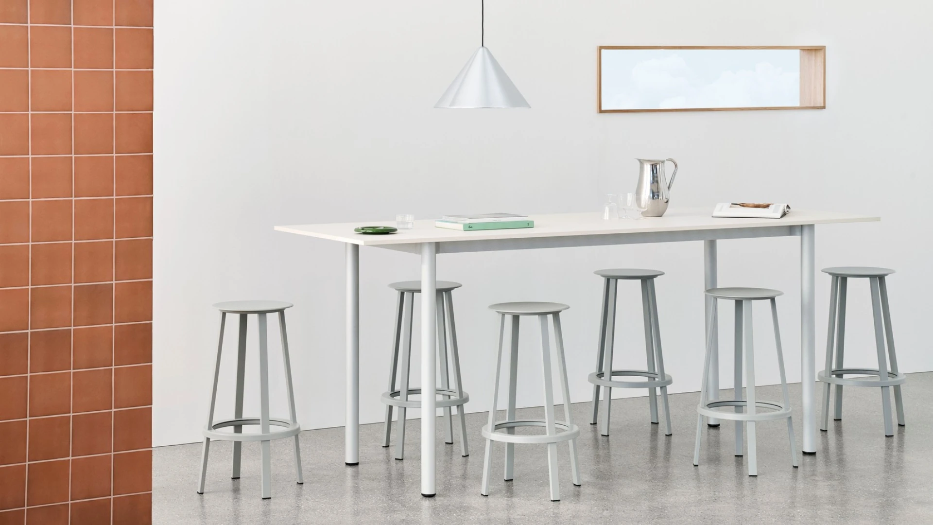 Compass Pendant 430 Brushed alu