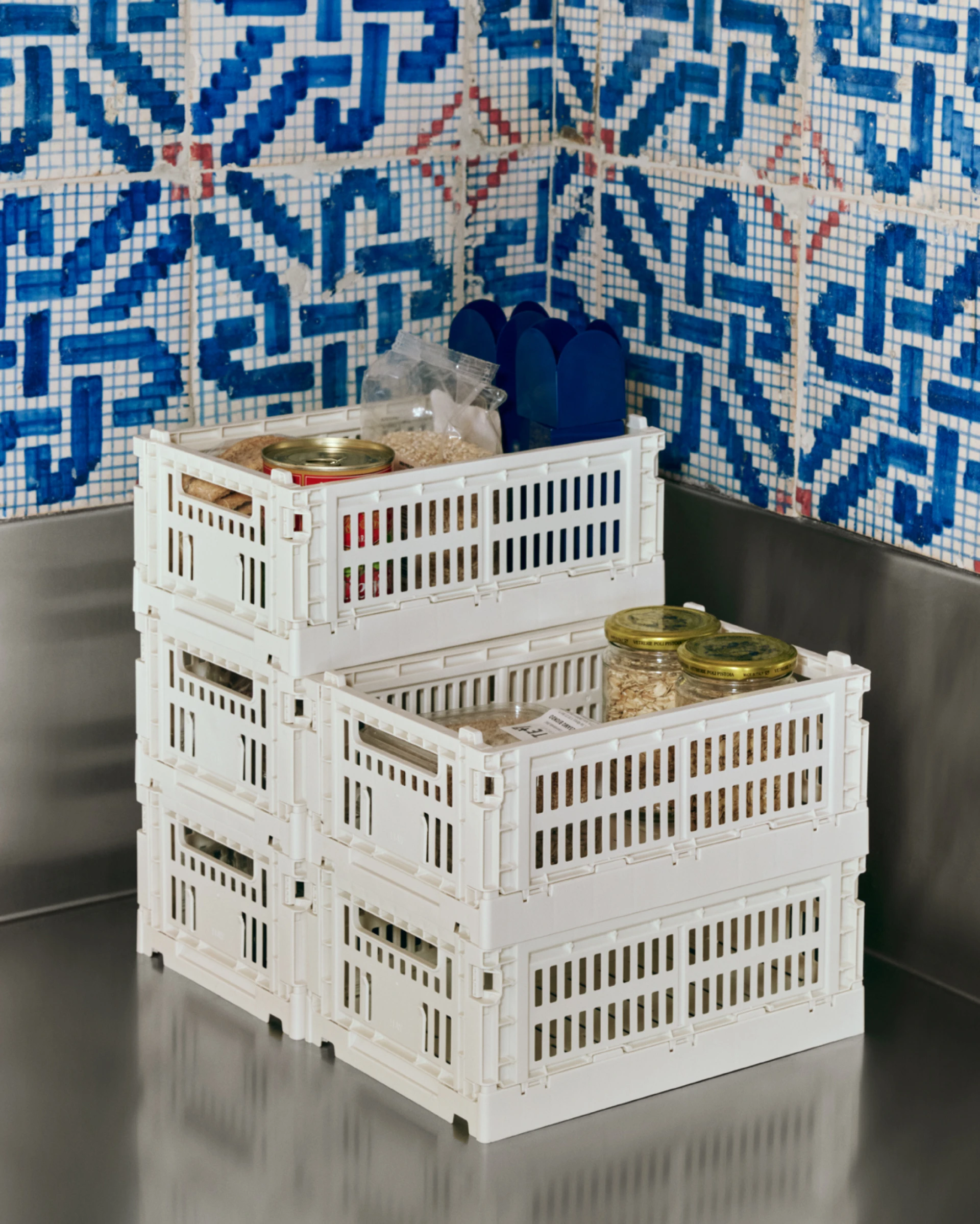 HAY Colour Crate Small Off-white