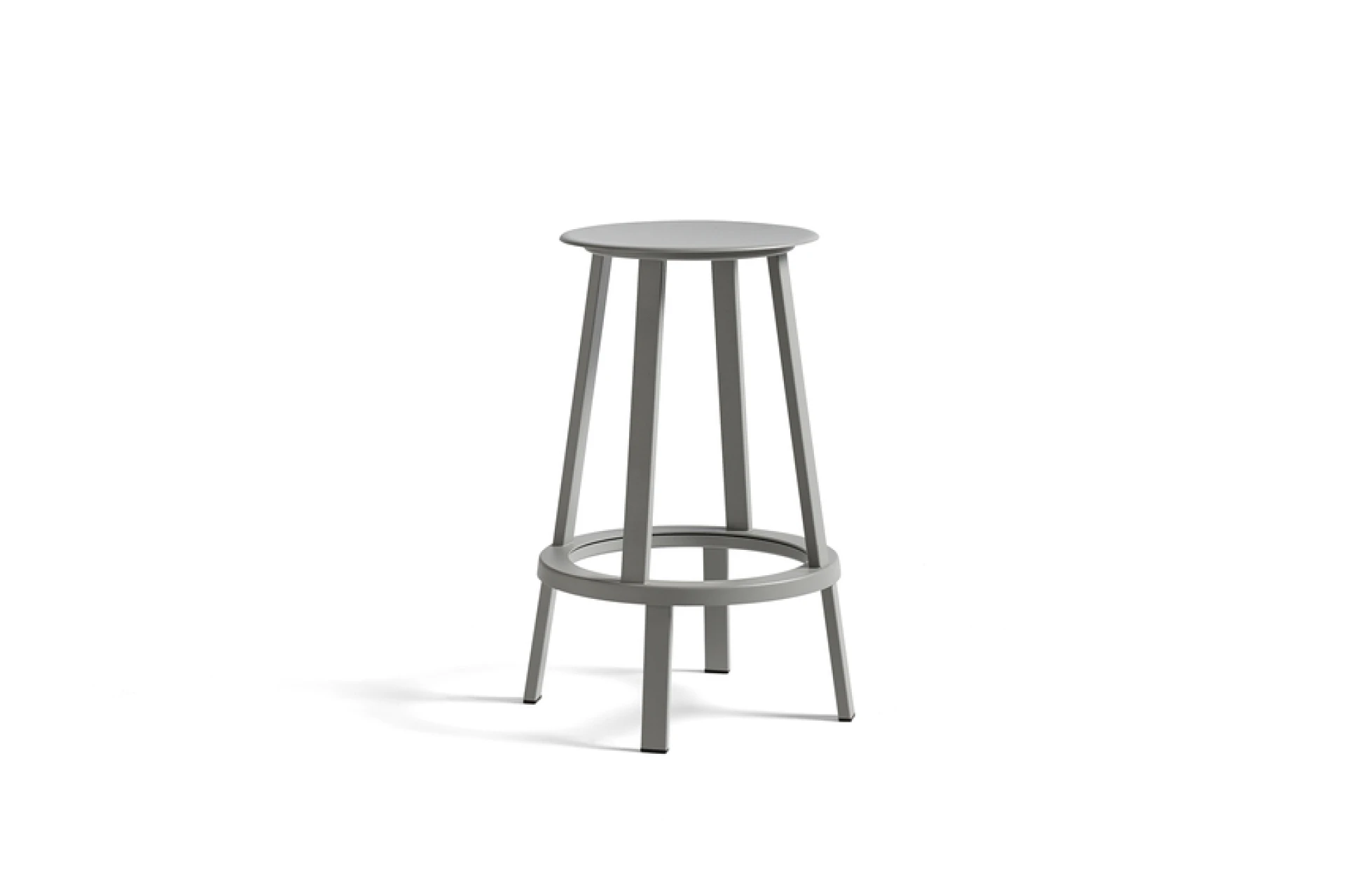 Revolver Bar Stool Low H65 Sky grey