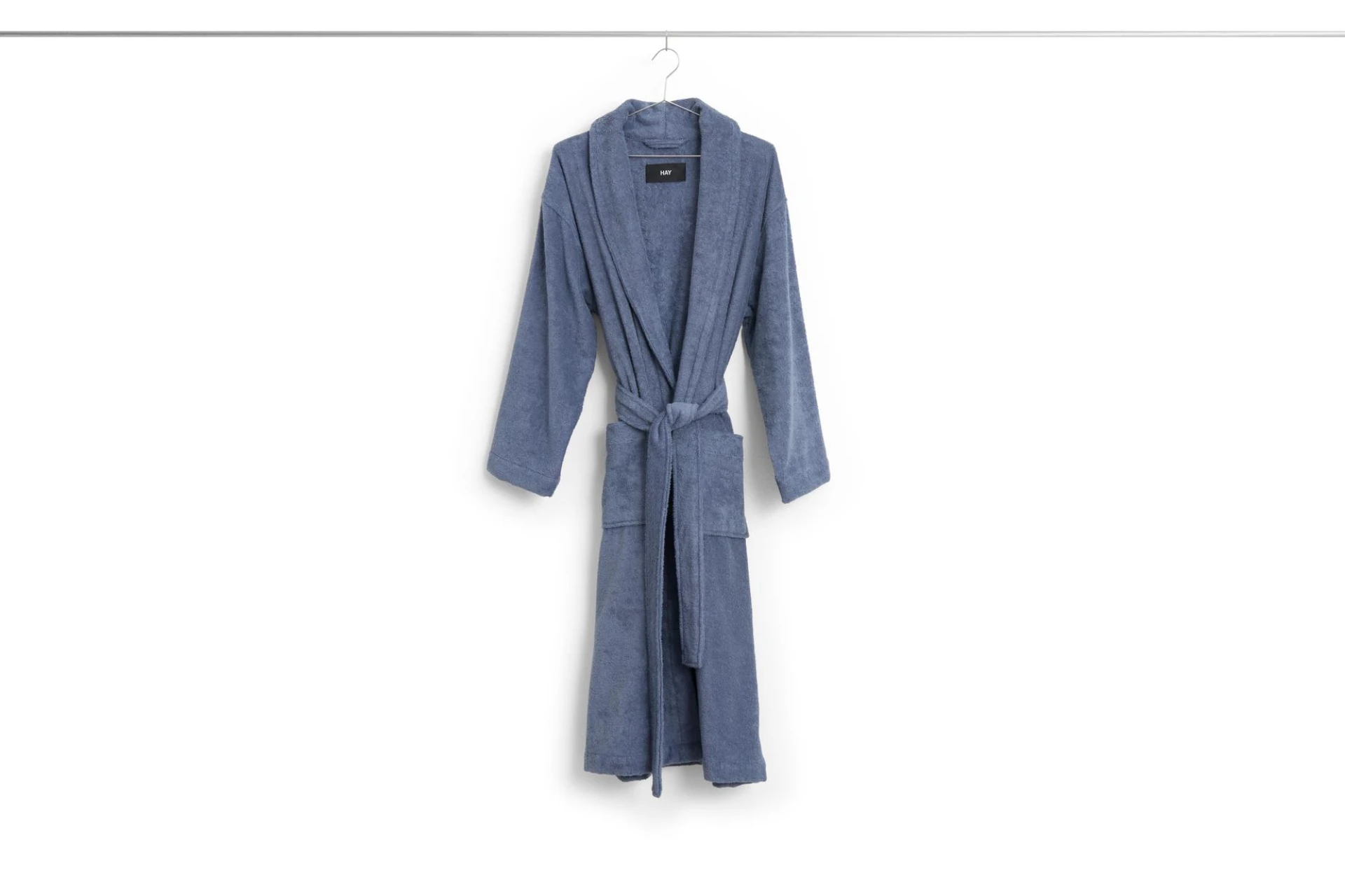 Mono Bathrobe M/L Steel blue