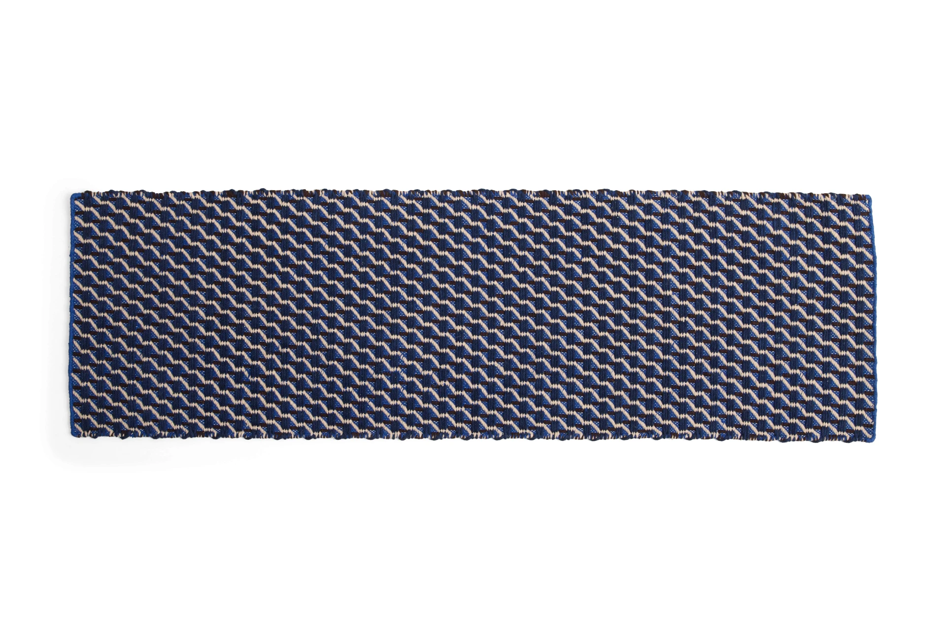 Channel Rug 60 x 200 Blue, white