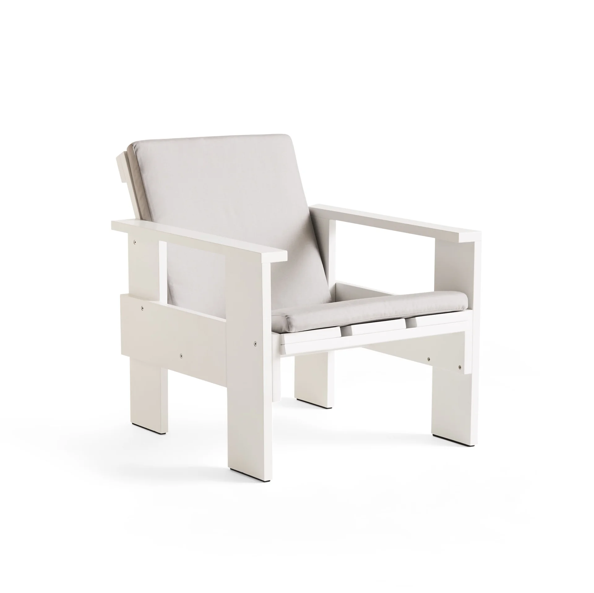 Crate Lounge Chair White