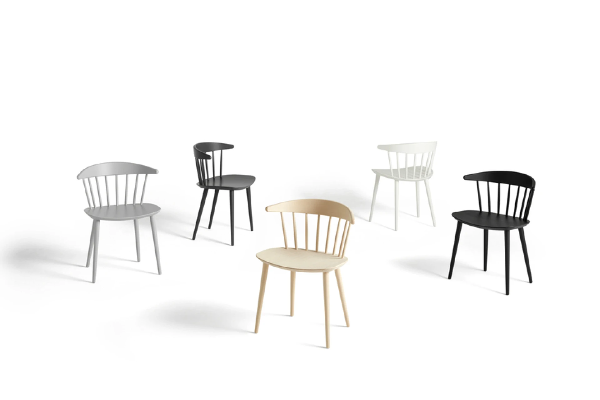 J104 Chair Beech White 