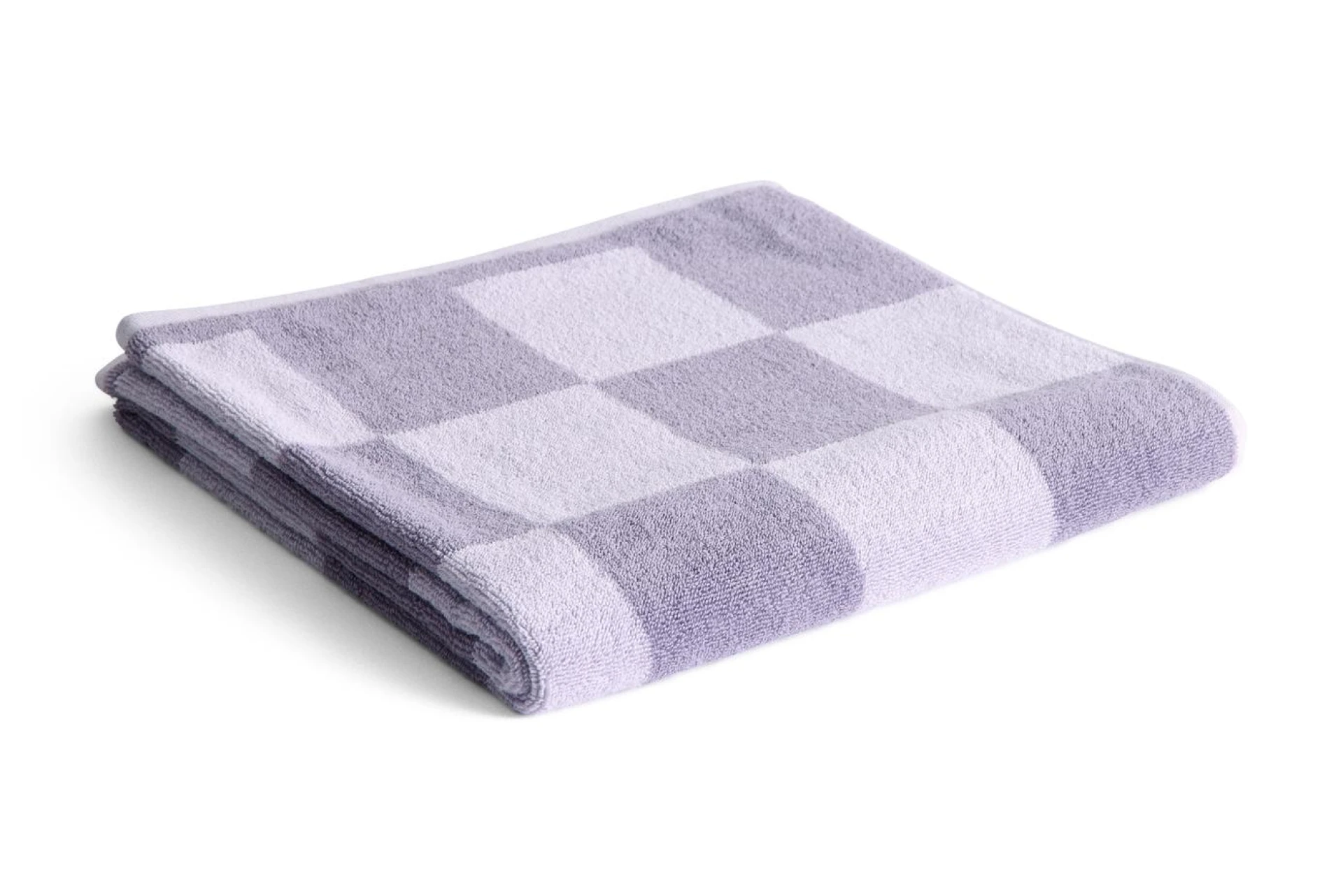 Check Bath Towel Lavender