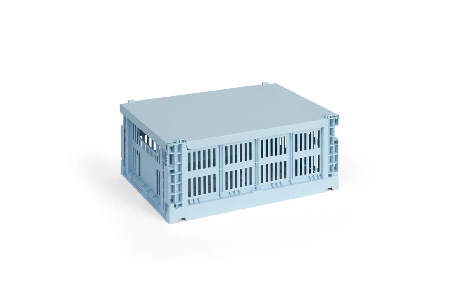 HAY Colour Crate Lid Metal Medium Soft blue